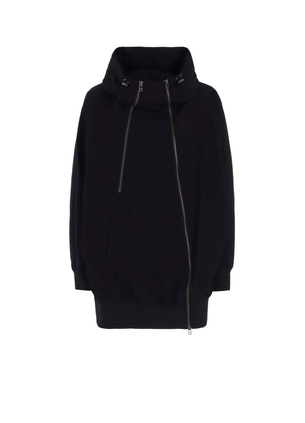 W/GABARDINE INVERTED V HOODIE SLIM