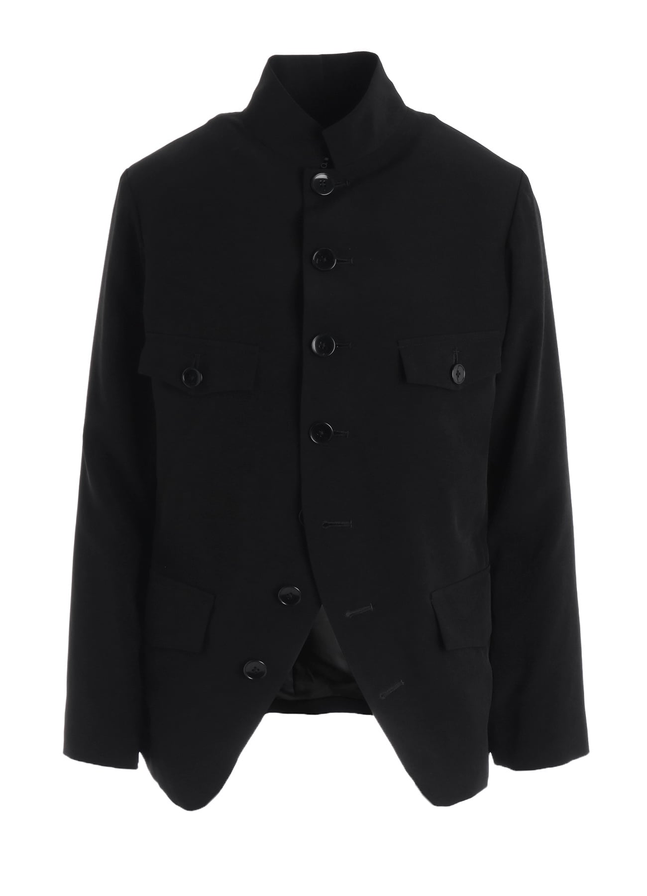 CREPE DE CHINE WOMEN'S STAND COLLAR JACKET
