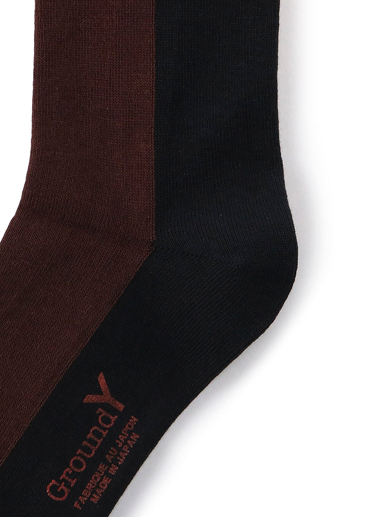 Front and Back Two Color Socks