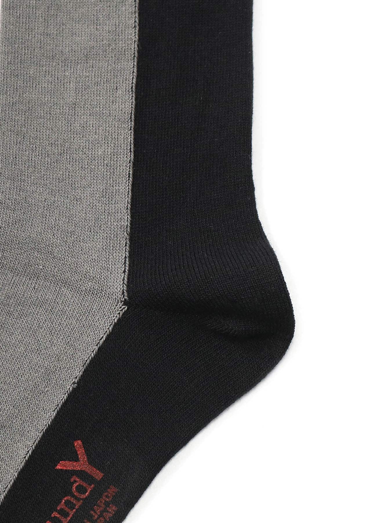 Front and Back Two Color Socks