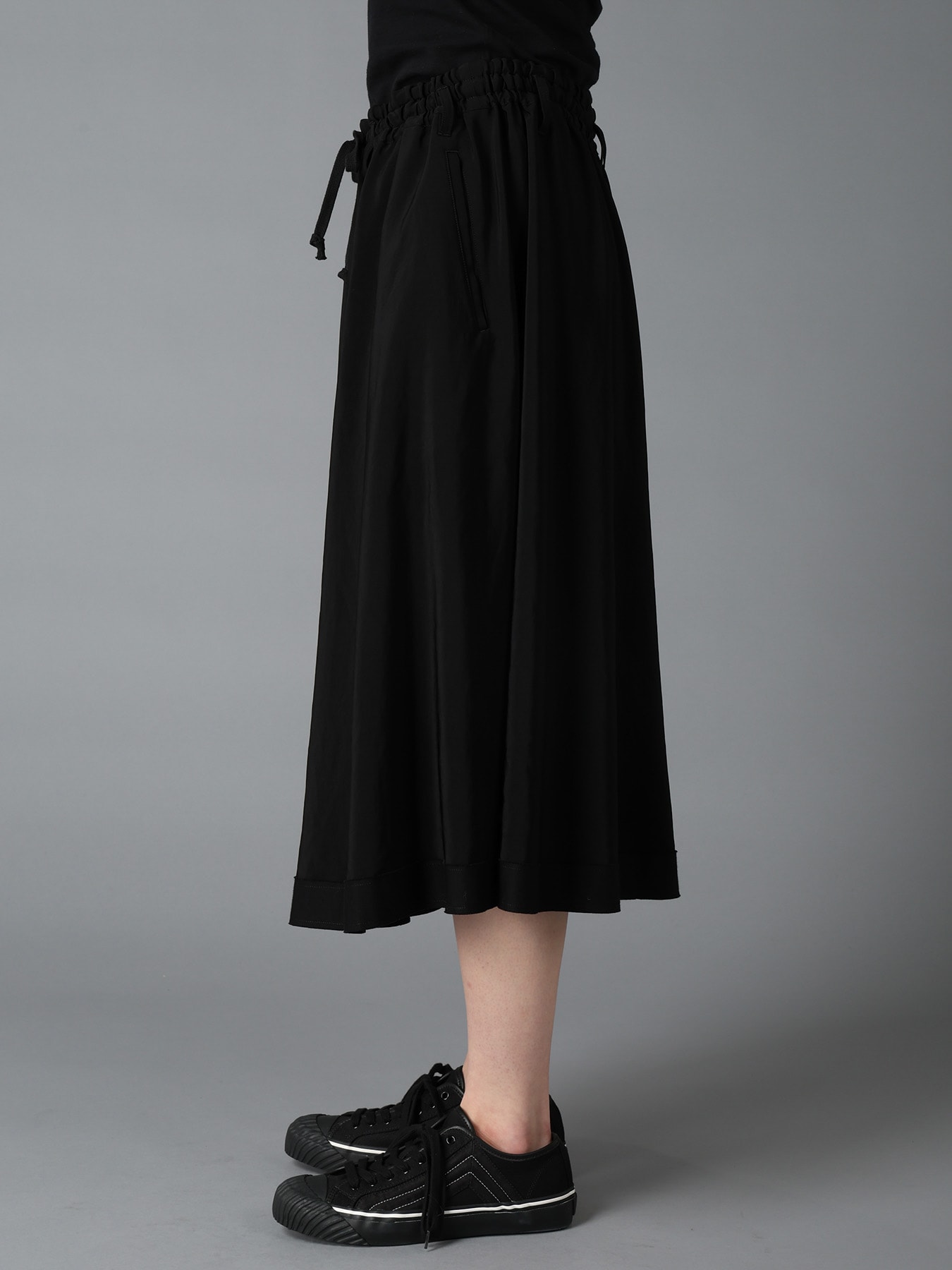 CREPE DE CHINE CIRCLE PANTS
