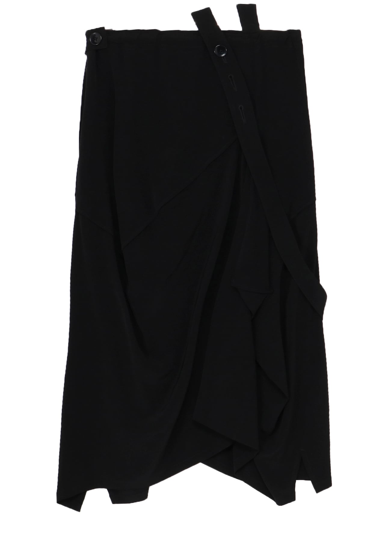 CREPE DE CHINE SQUARE SKIRT