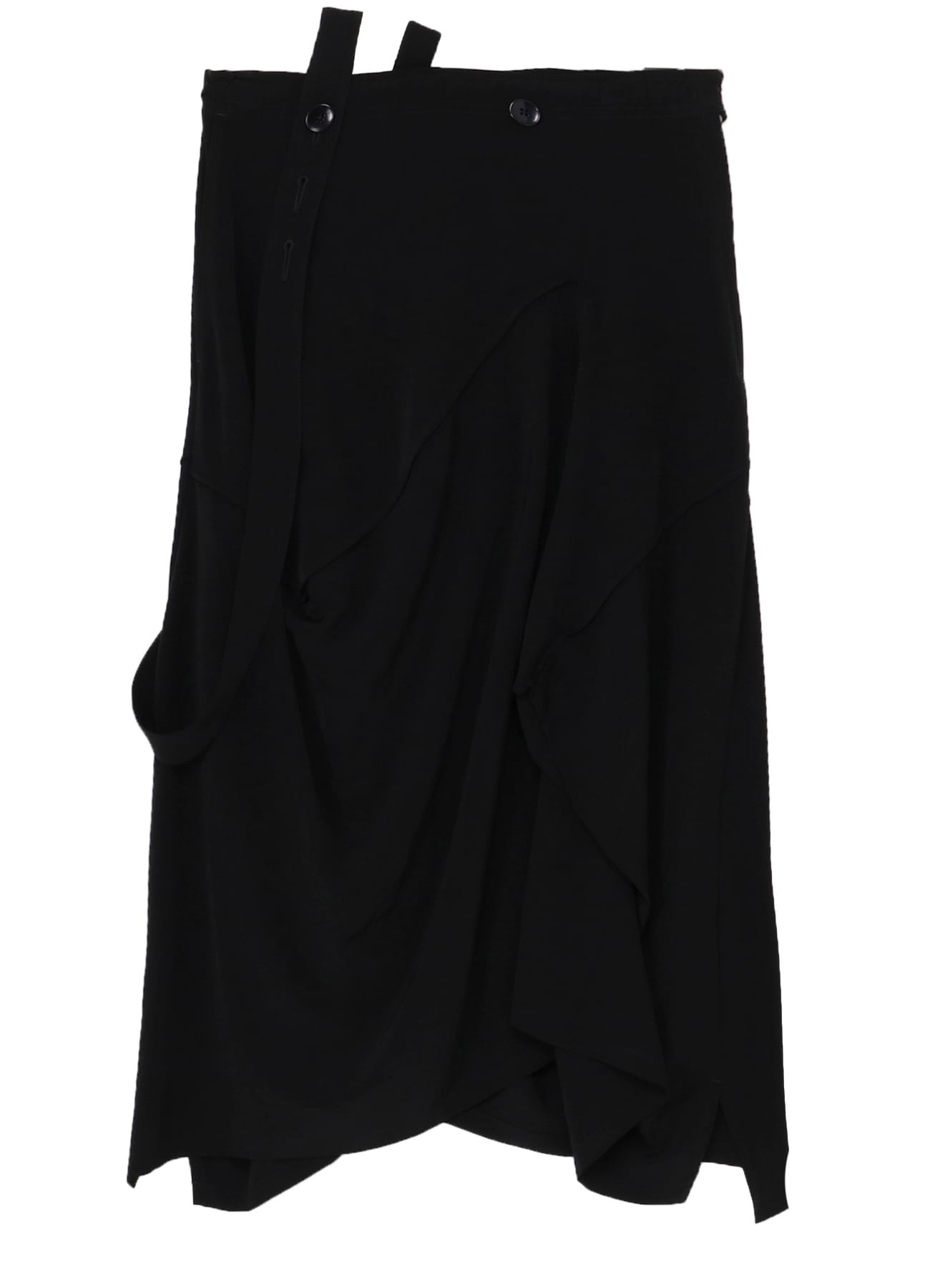 CREPE DE CHINE SQUARE SKIRT