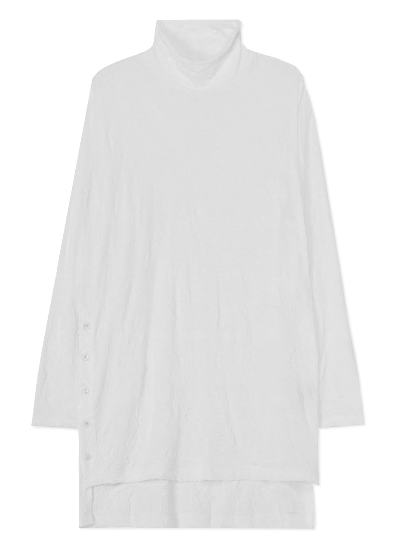 CATCH WASHER RIGHT BUTTON-OPENING BIG TURTLENECK