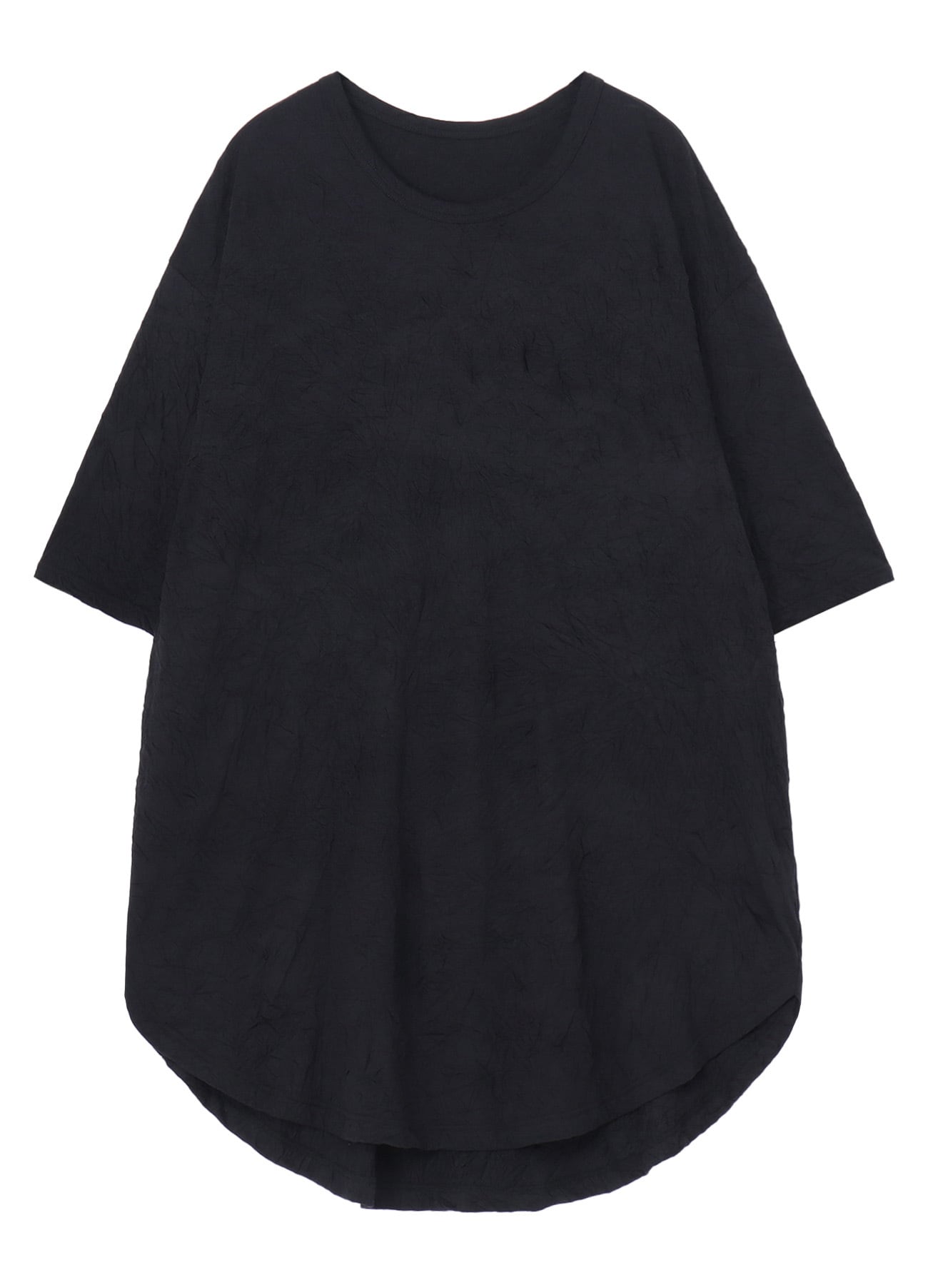 CATCH WASHER HEM ROUND JUMBO T-SHIRT SHORT SLEEVES