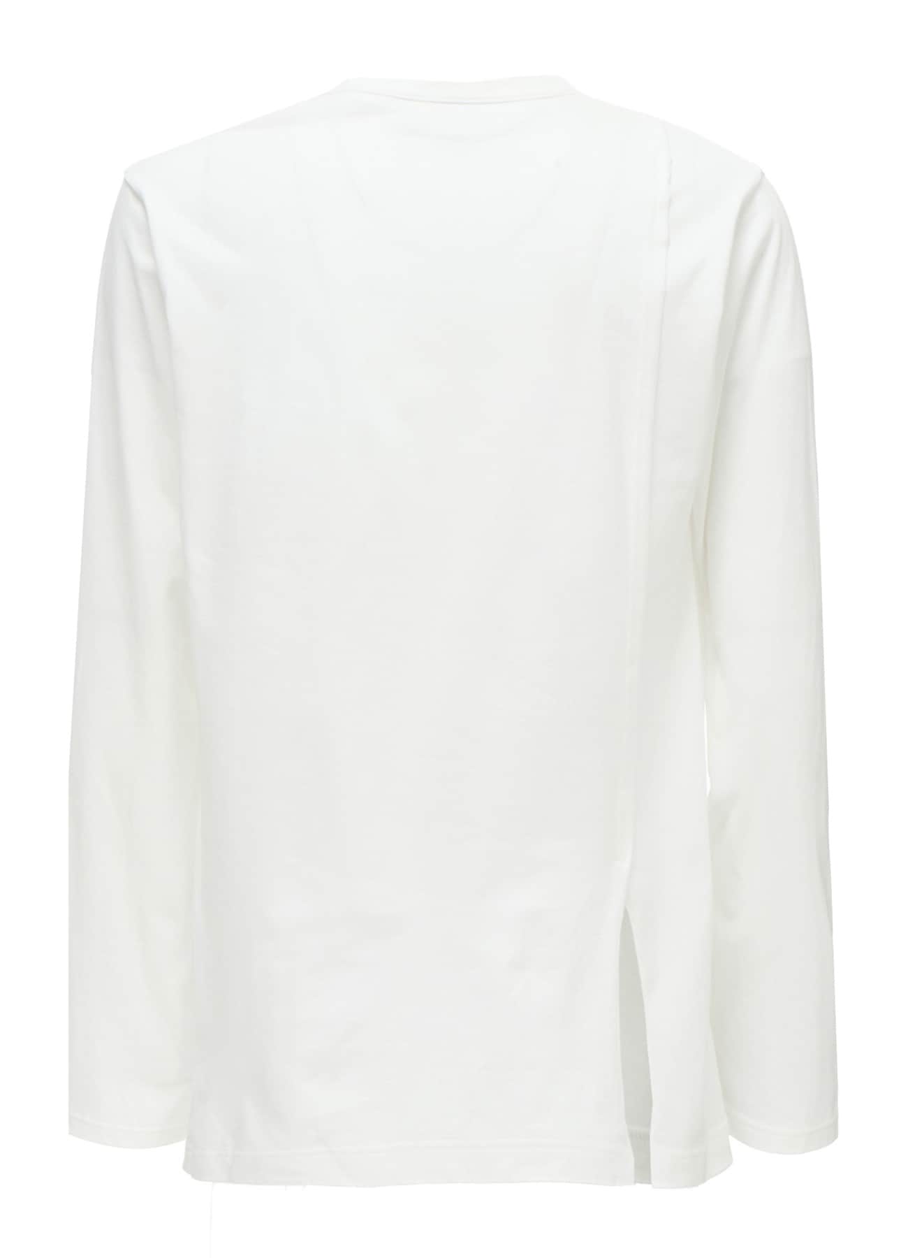 COTTON JERSEY MIX TIERED LONG SLEEVED T
