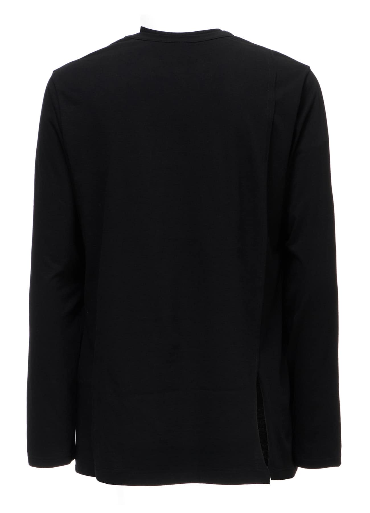 COTTON JERSEY MIX TIERED LONG SLEEVED T