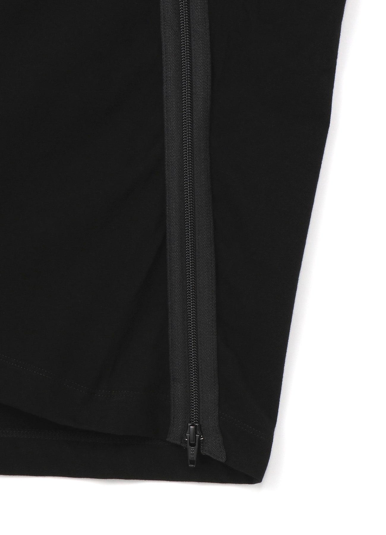 30/cotton Jersey Shoulders Zipper Long Sleeve T