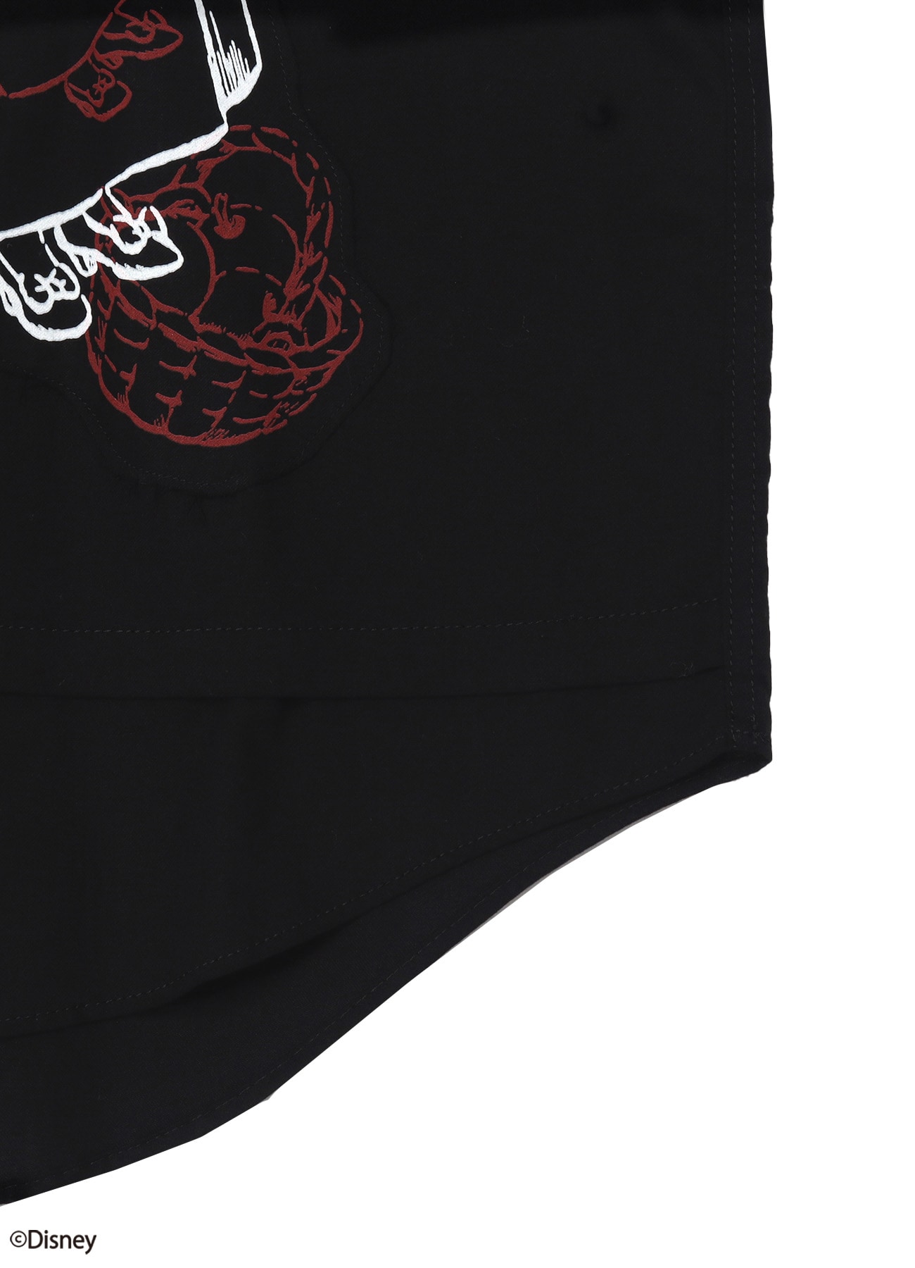【5/3 12:00 Release】Ground Y/Snow White Collection[SNOW WHITE LINE DRAWING LEFT OVERLAPPING SHIRT]