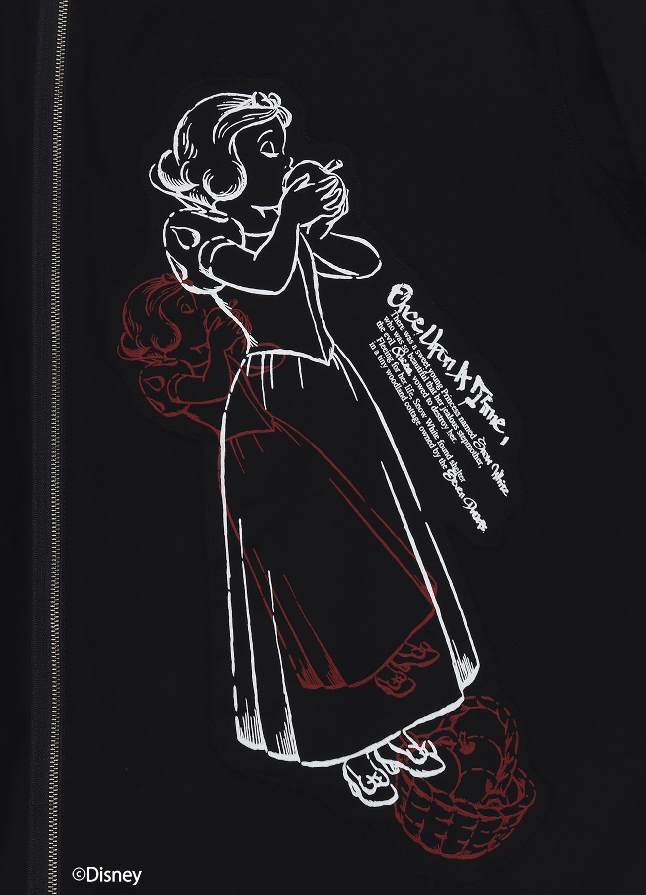 【5/3 12:00 Release】Ground Y/Snow White Collection[SNOW WHITE LINE DRAWING LEFT OVERLAPPING SHIRT]