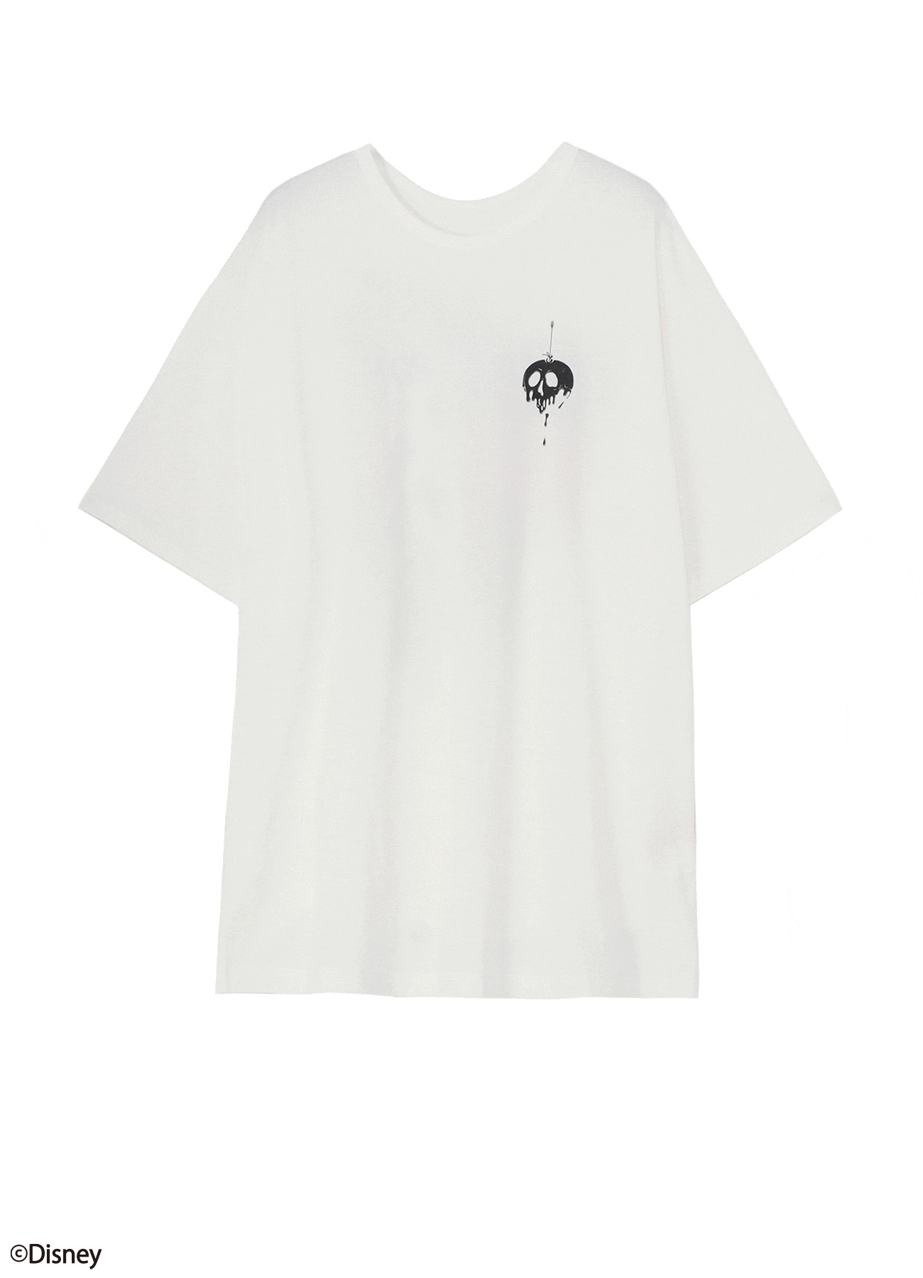 【5/3 12:00 Release】Ground Y/Snow White Collection[APPLE GRAPHIC BIG SILHOUETTE T-SHIRT]