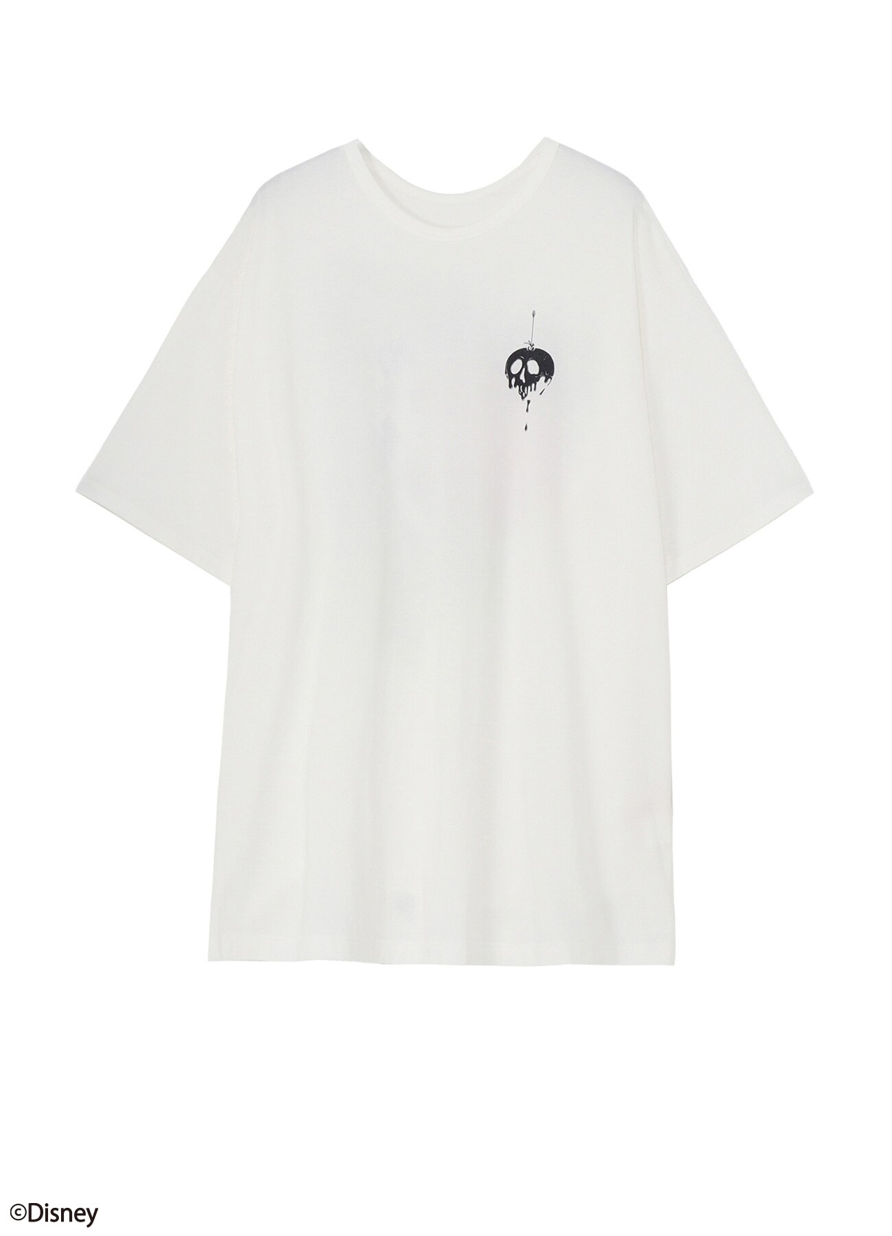 【5/3 12:00 Release】Ground Y/Snow White Collection[APPLE GRAPHIC BIG SILHOUETTE T-SHIRT]