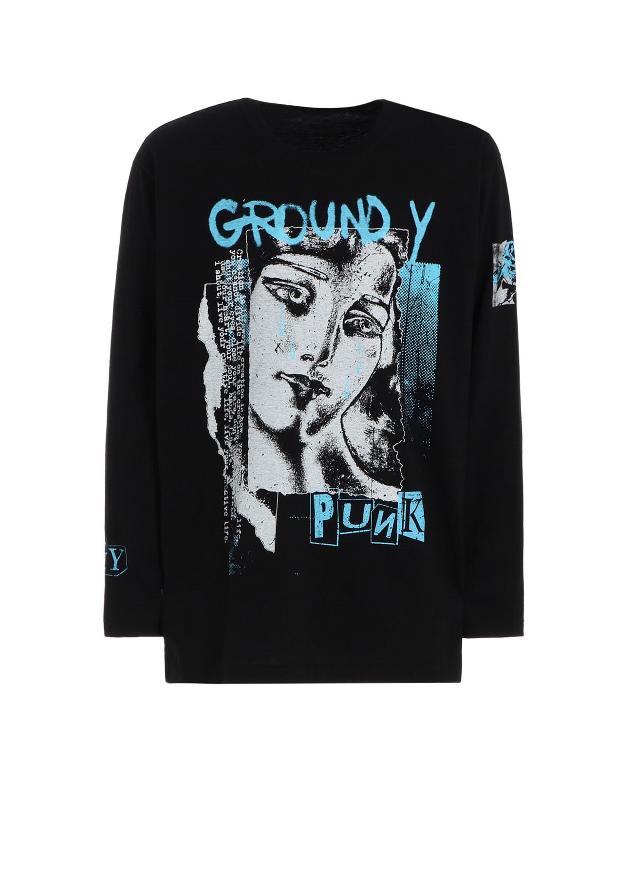 TEAR-STAINED FACE PUNK Graphic LONG SLEEVE T-SHIRT