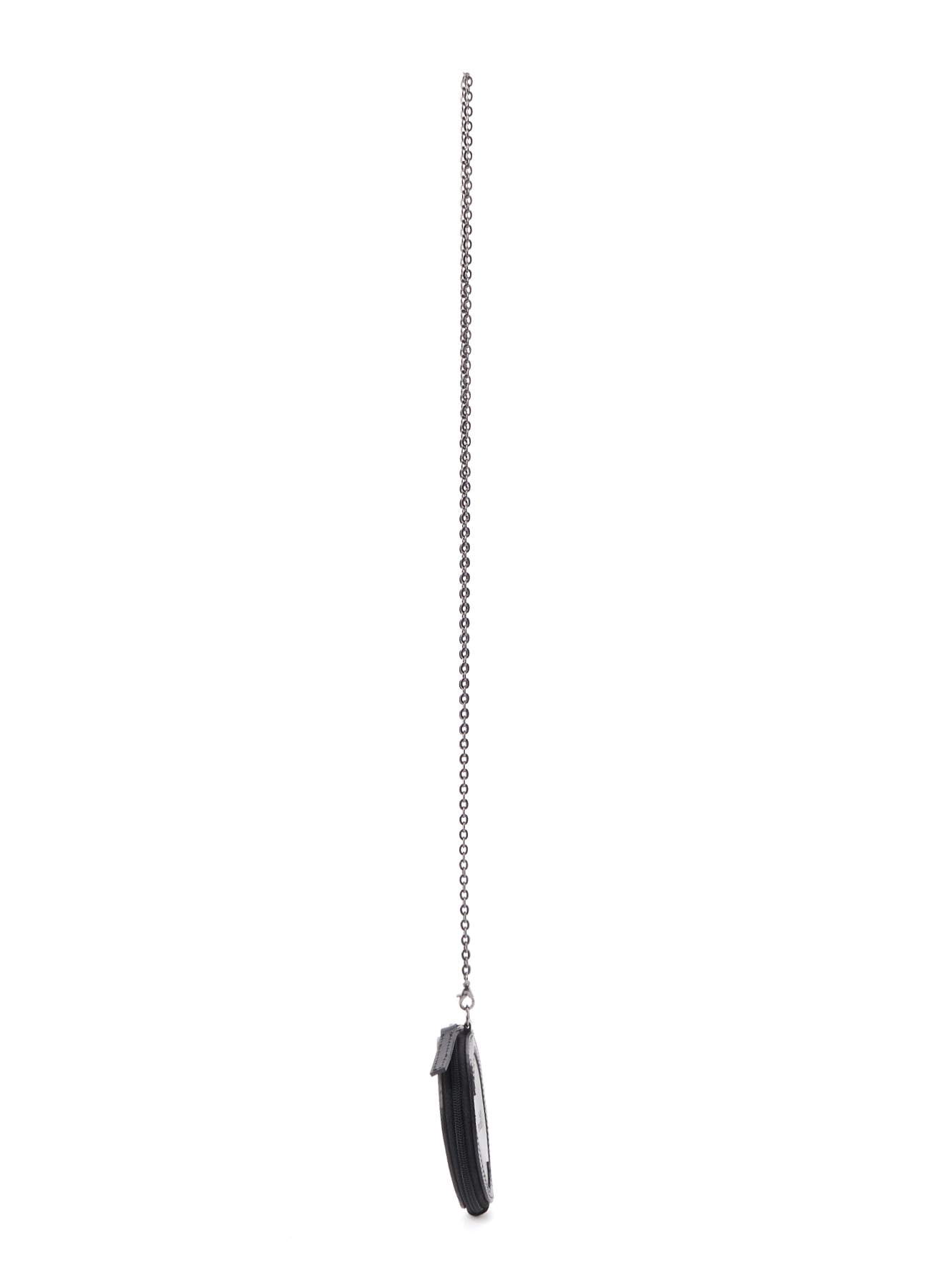 Ground Y×Taro Okamoto Leather Coin Purse Necklace "Mask”