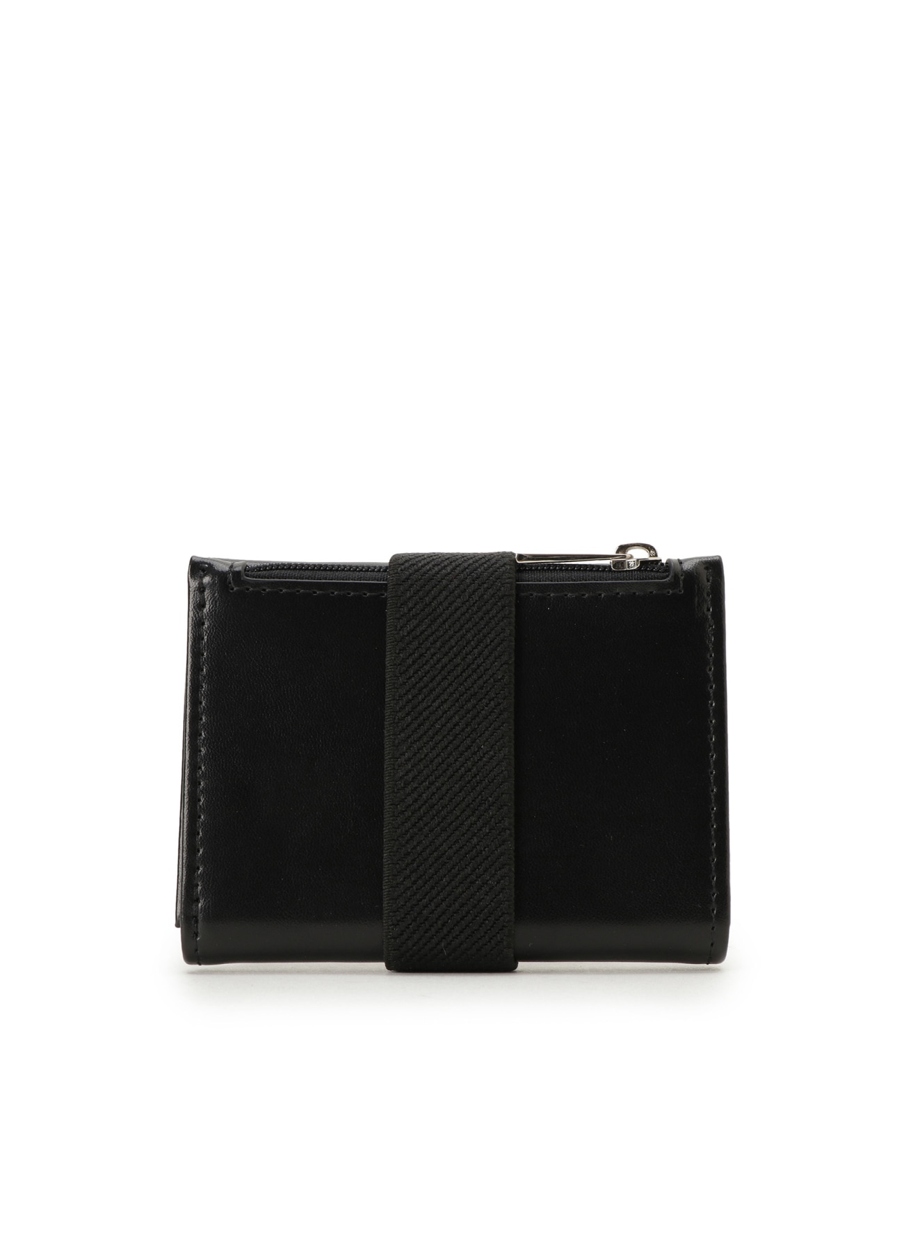 Eco leather threefold mini wallet