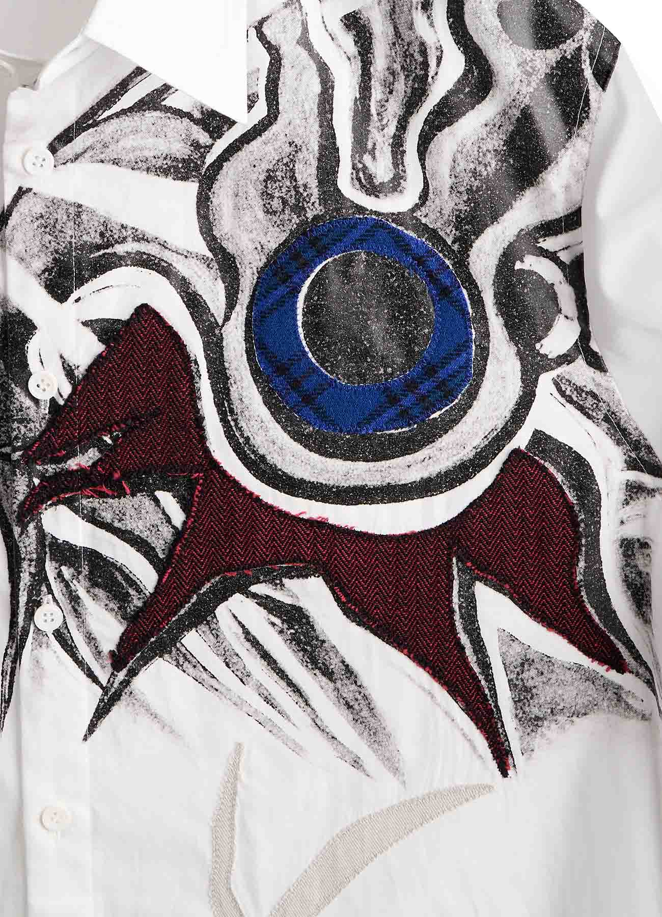 Ground Y×Taro Okamoto Mixed-Media Composition Shirts ”I Am in the Sky”