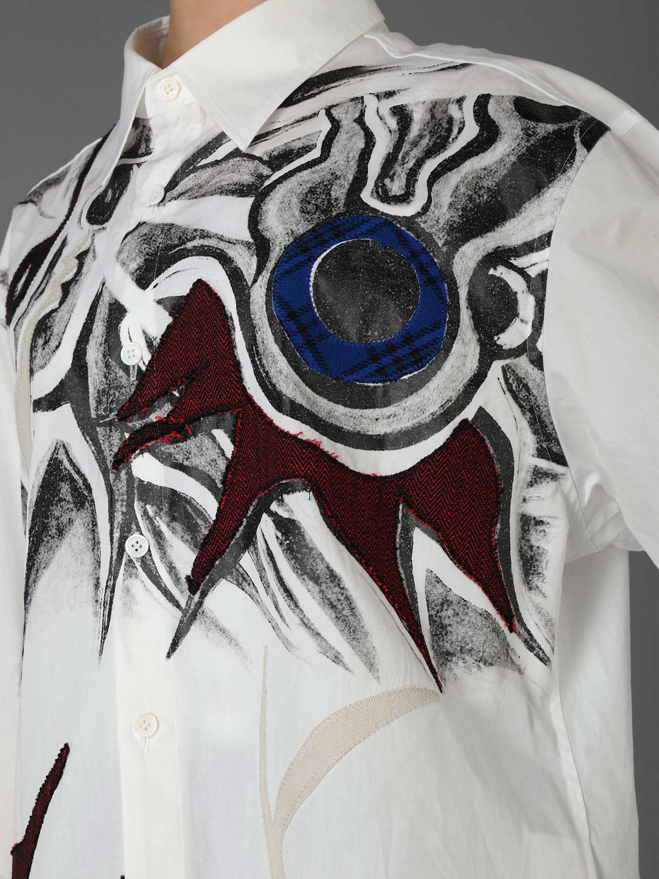 Ground Y×Taro Okamoto Mixed-Media Composition Shirts ”I Am in the Sky”
