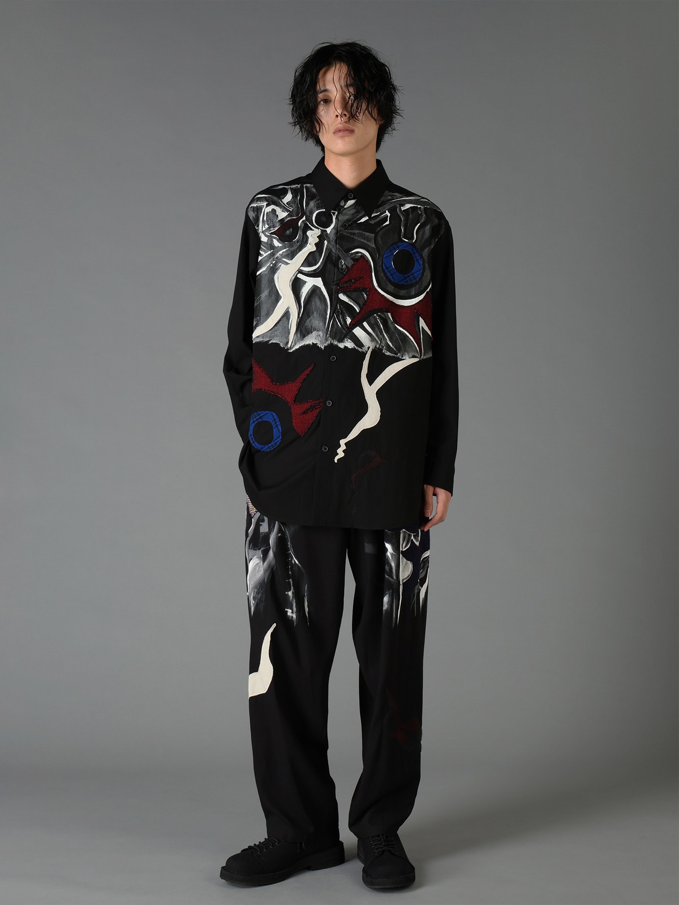 Ground Y×Taro Okamoto Mixed-Media Composition Shirts ”I Am in the Sky”