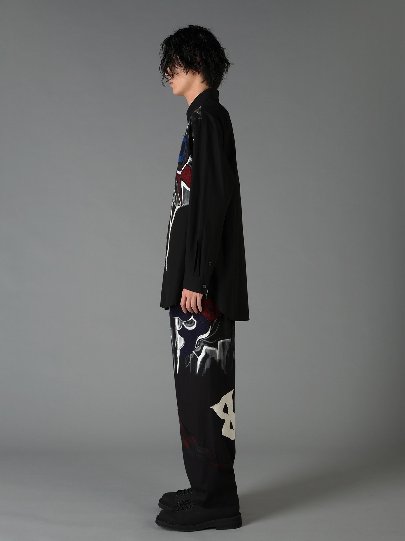 Ground Y×Taro Okamoto Mixed-Media Composition Shirts ”I Am in the Sky”