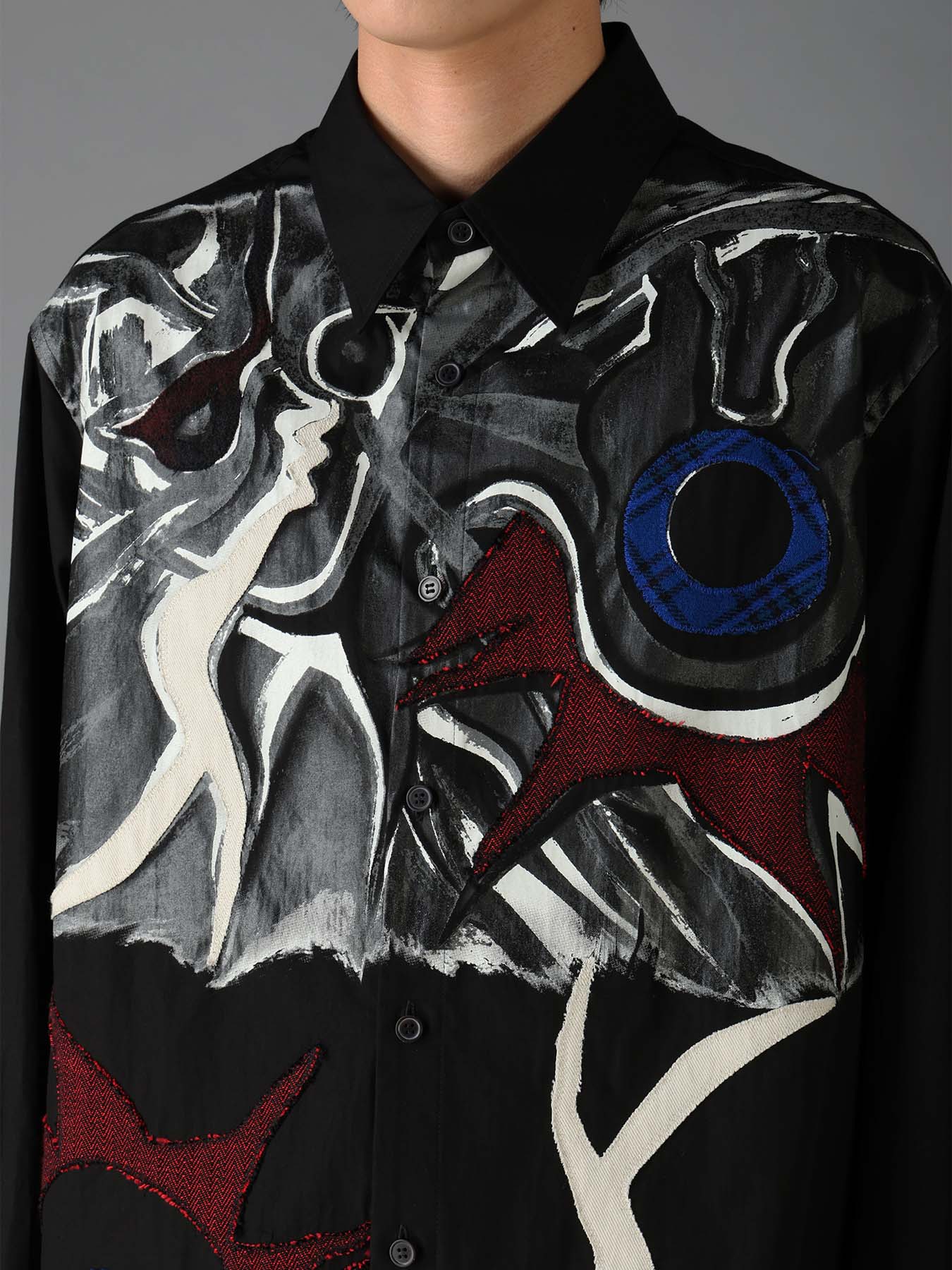 Ground Y×Taro Okamoto Mixed-Media Composition Shirts ”I Am in the Sky”