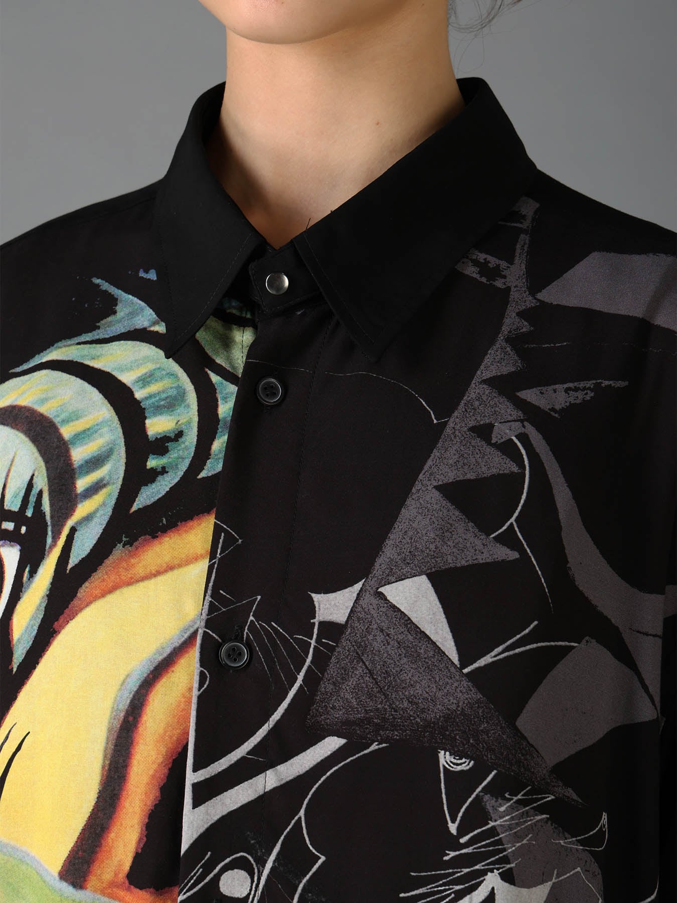 Ground Y×Taro Okamoto Removable Collar Shirts Collage Type:D