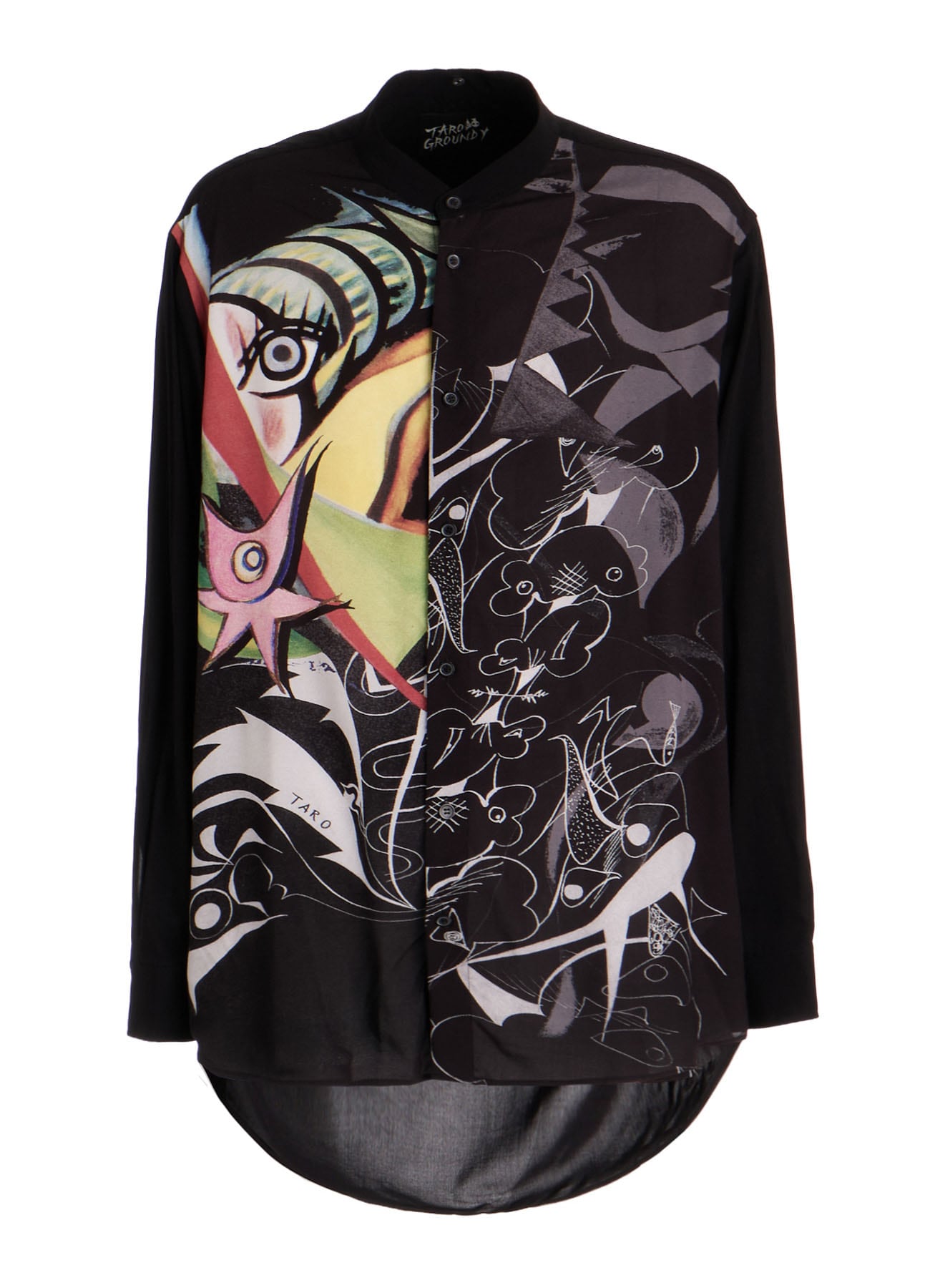 Ground Y×Taro Okamoto Removable Collar Shirts Collage Type:D