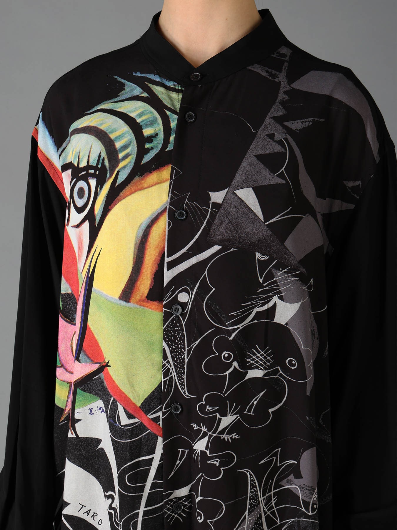 Ground Y×Taro Okamoto Removable Collar Shirts Collage Type:D