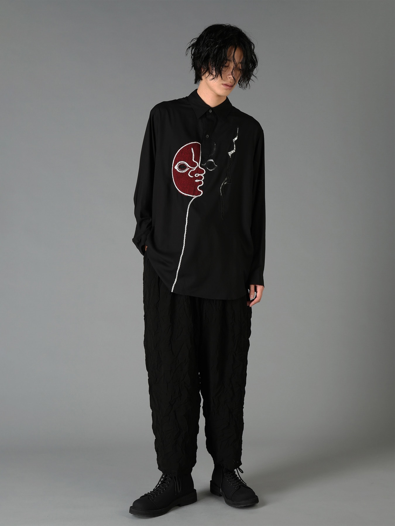 Ground Y×Taro Okamoto Cutwork Shirts "Tower of the Sun"