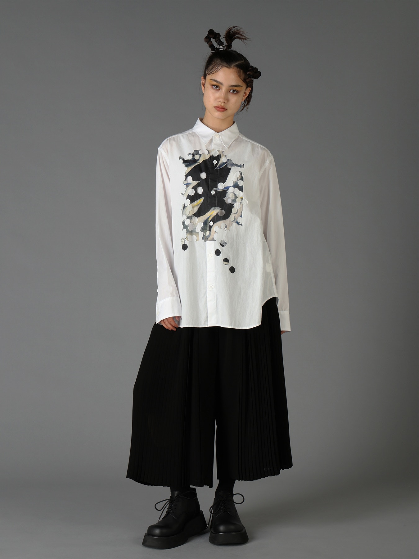 Ground Y×Taro Okamoto Cutwork Shirts " Adolescent "