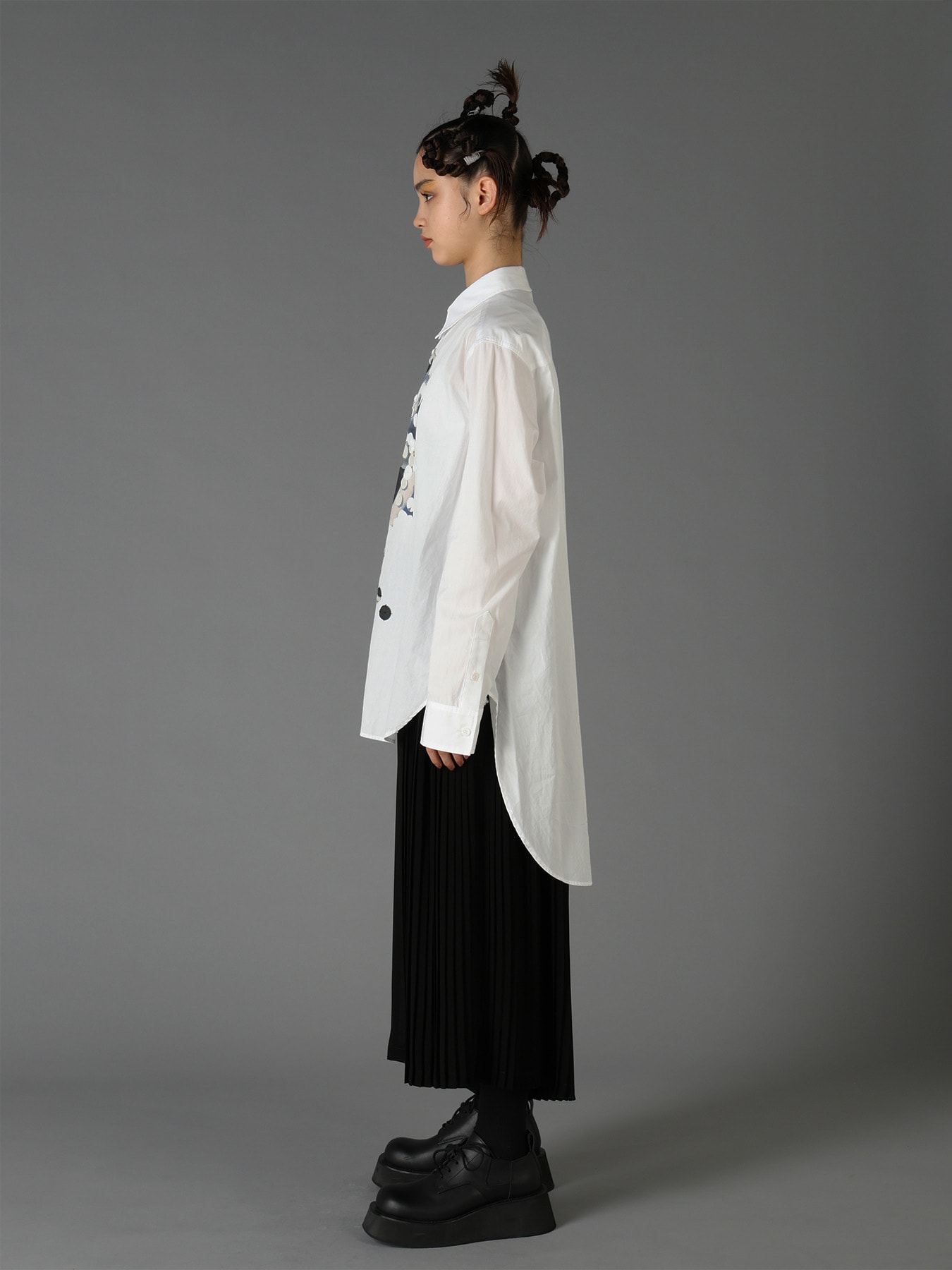 Ground Y×Taro Okamoto Cutwork Shirts " Adolescent "