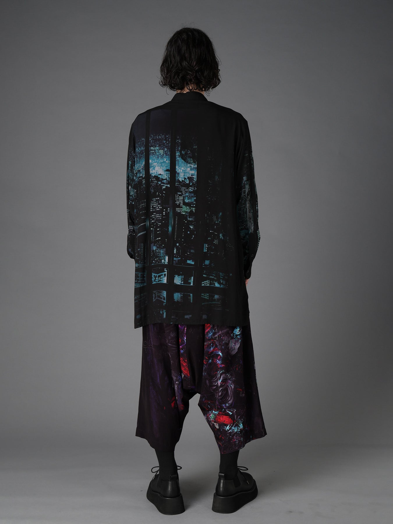 DC SUPER-VILLAINS ”BATMAN” RAYON PRINT SHIRT