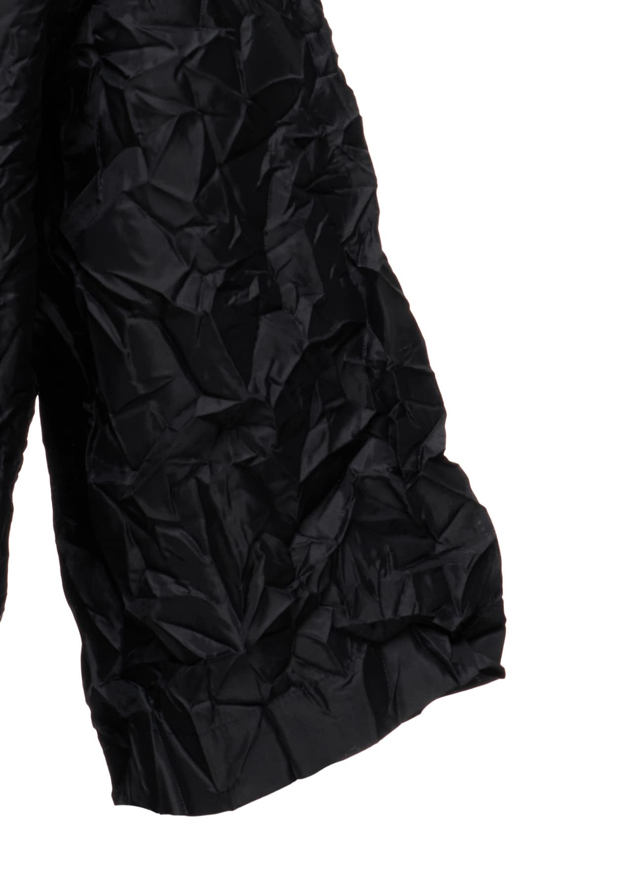 POLYESTER TAFFETA SIDE GATHER SHIRT