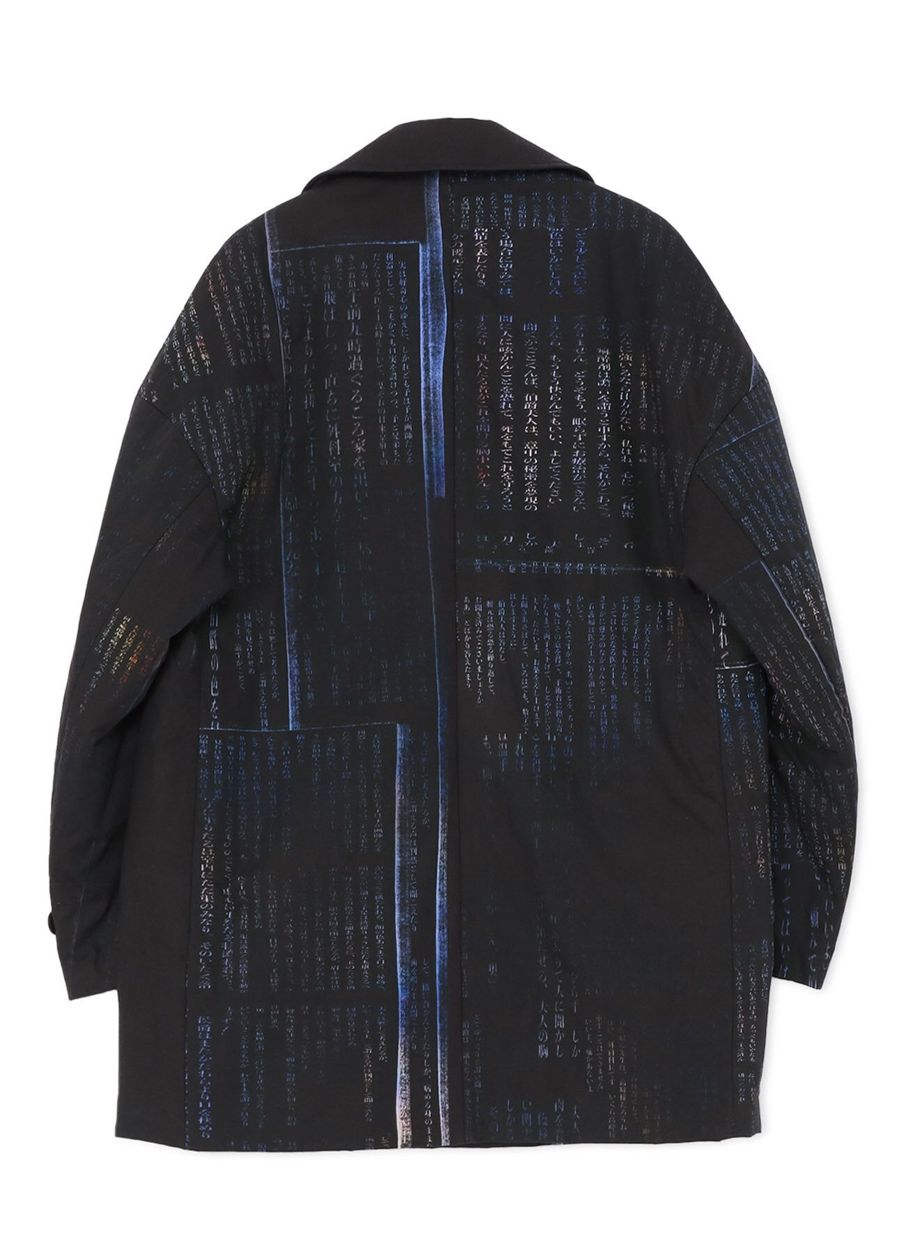 <Kyoka Izumi>40/ cotton broad Drop shoulder P coat