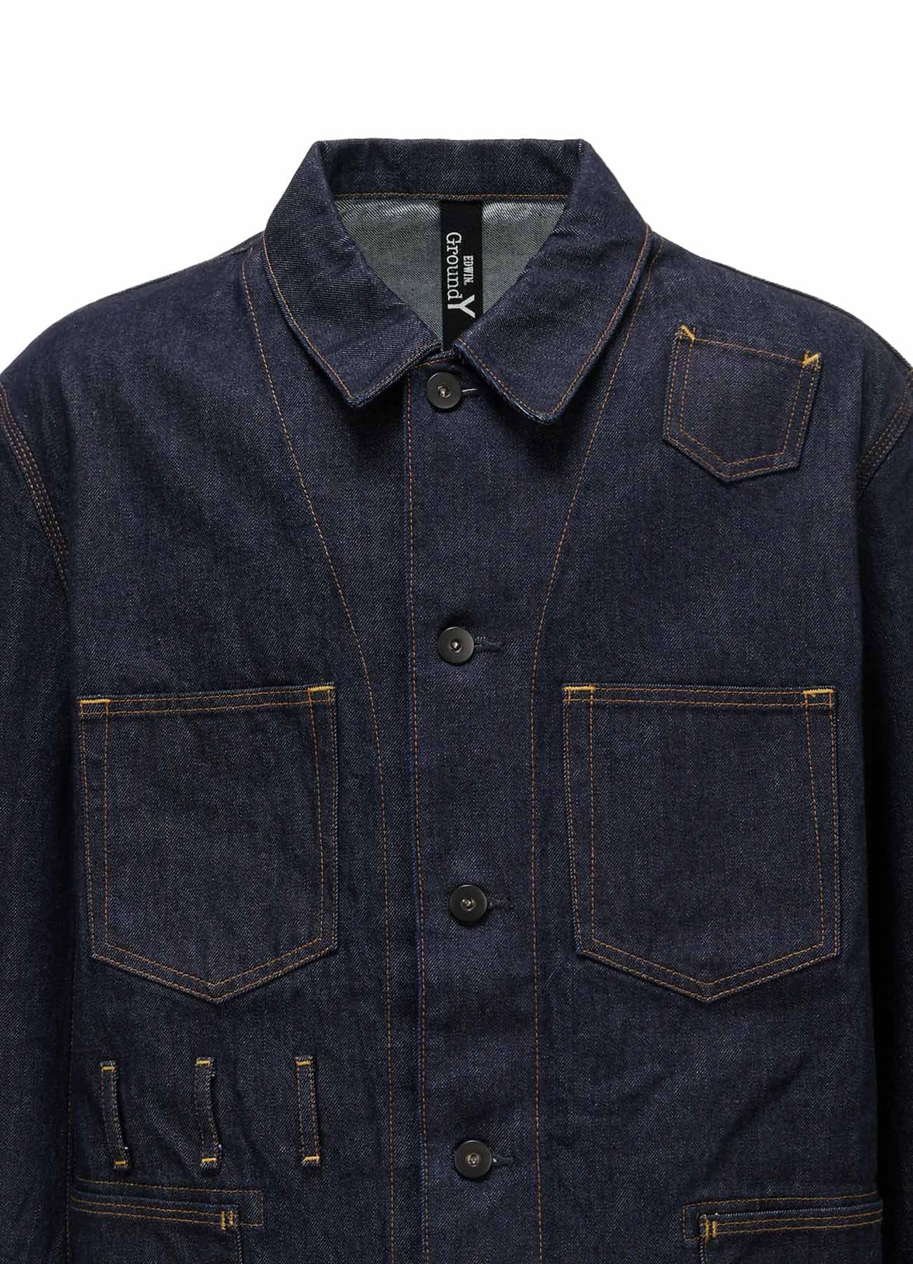 Ground Y × EDWIN 14oz DENIM POCKET COVERALL