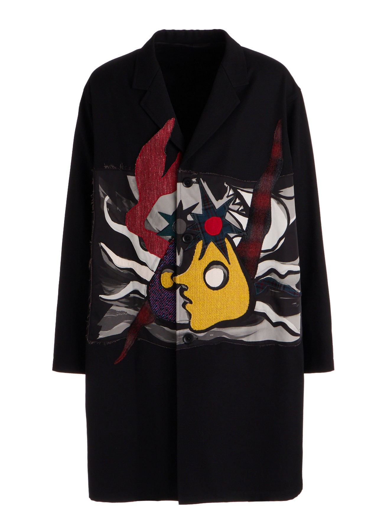 Ground Y×Taro Okamoto Mixed-Media Composition Jacket ”Seaside”