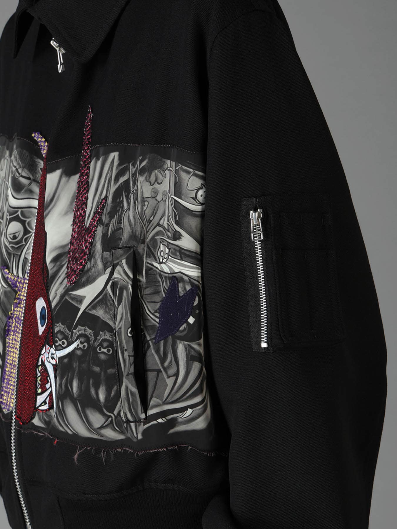 Ground Y×Taro Okamoto Mixed-Media Composition Blouson ”The Law of the Jungle”