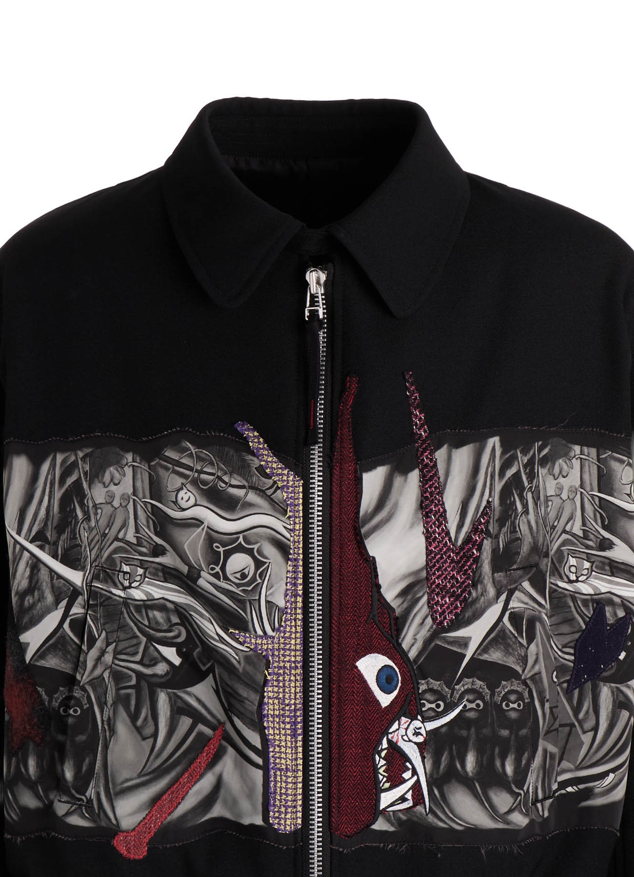 Ground Y×Taro Okamoto Mixed-Media Composition Blouson ”The Law of the Jungle”