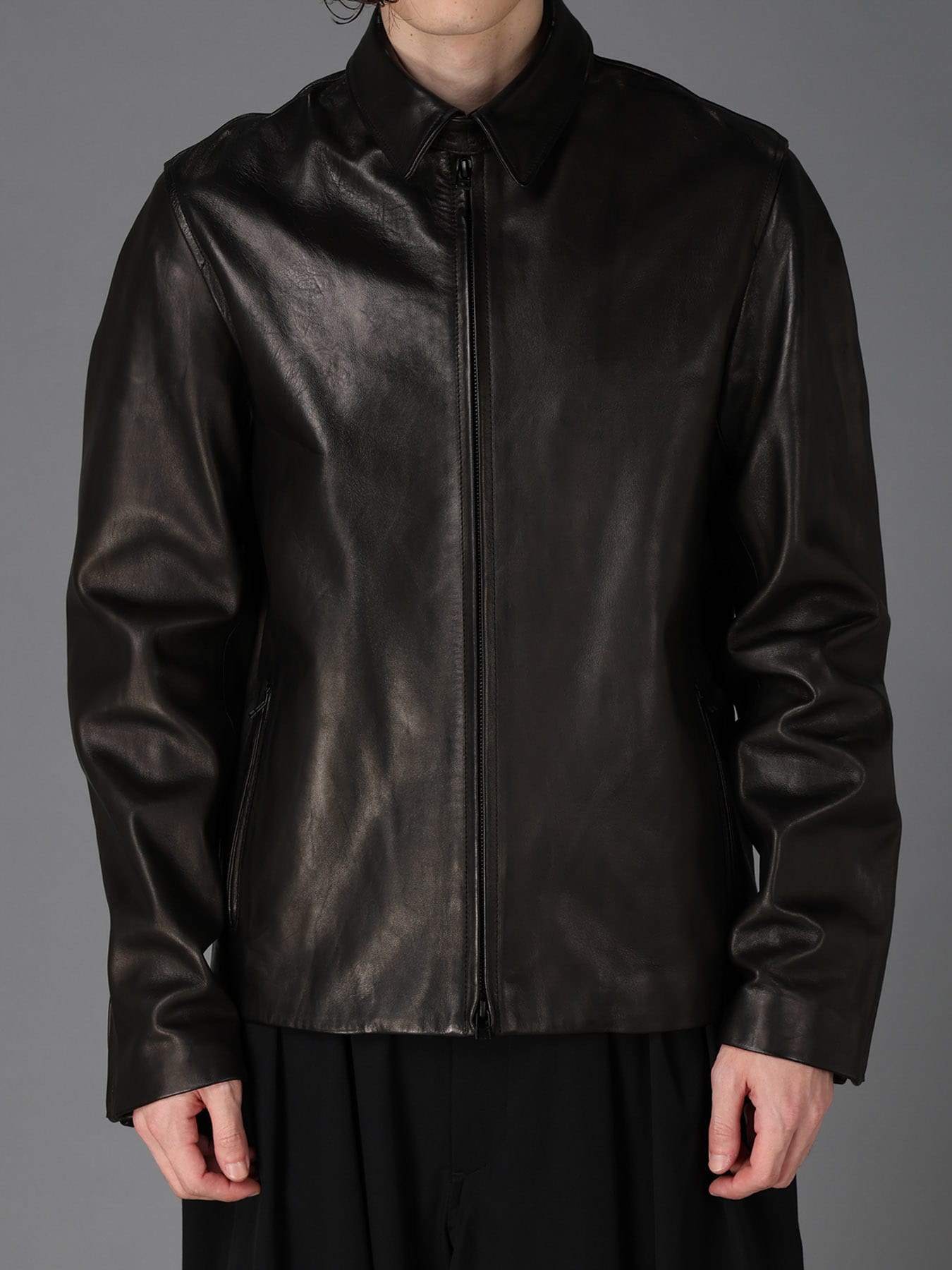 DC SUPER-VILLAINS "THE JOKER" LEATHER JACKET