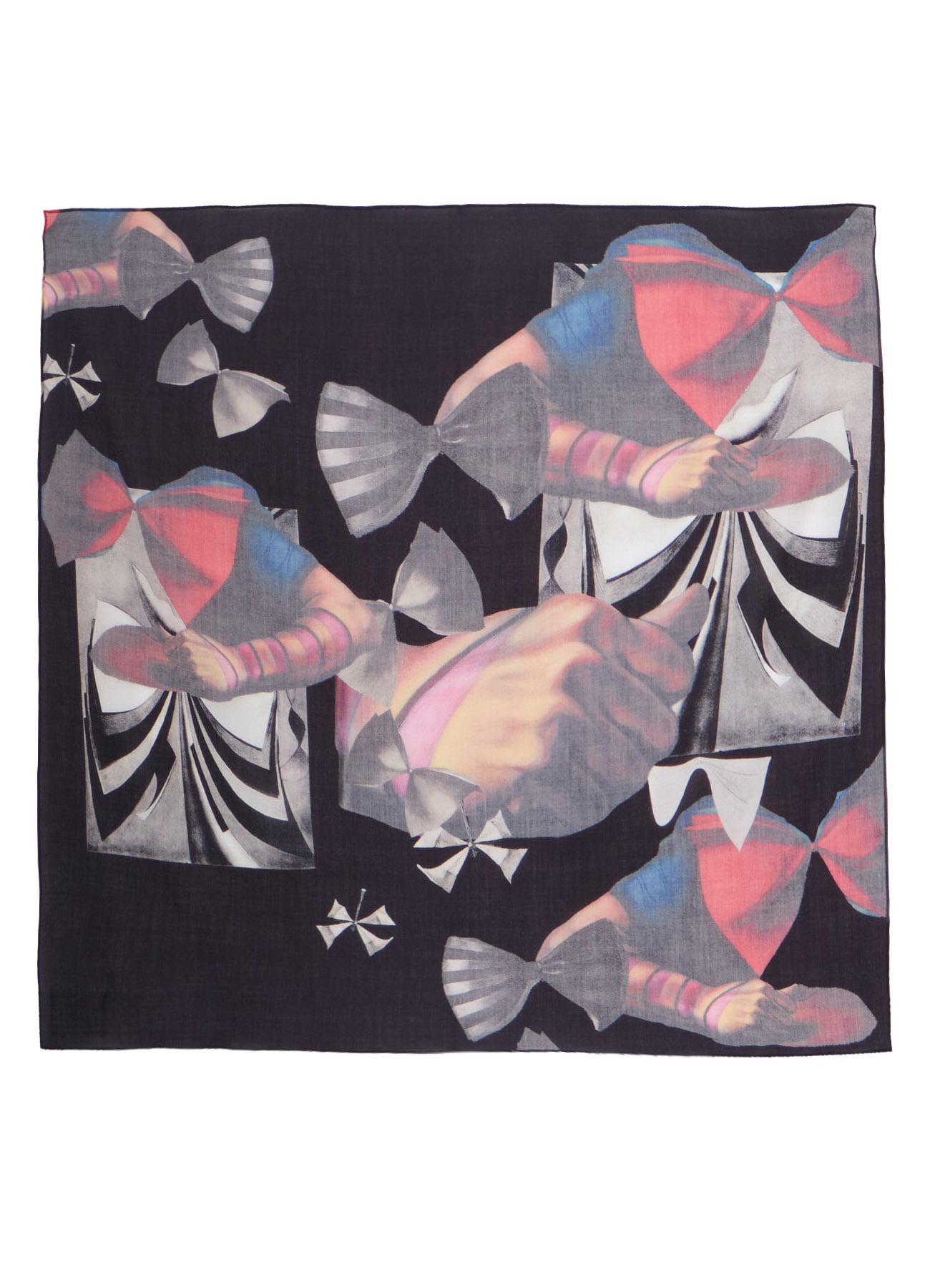 Ground Y×Taro Okamoto Graphic-print scarf Collage Type:B