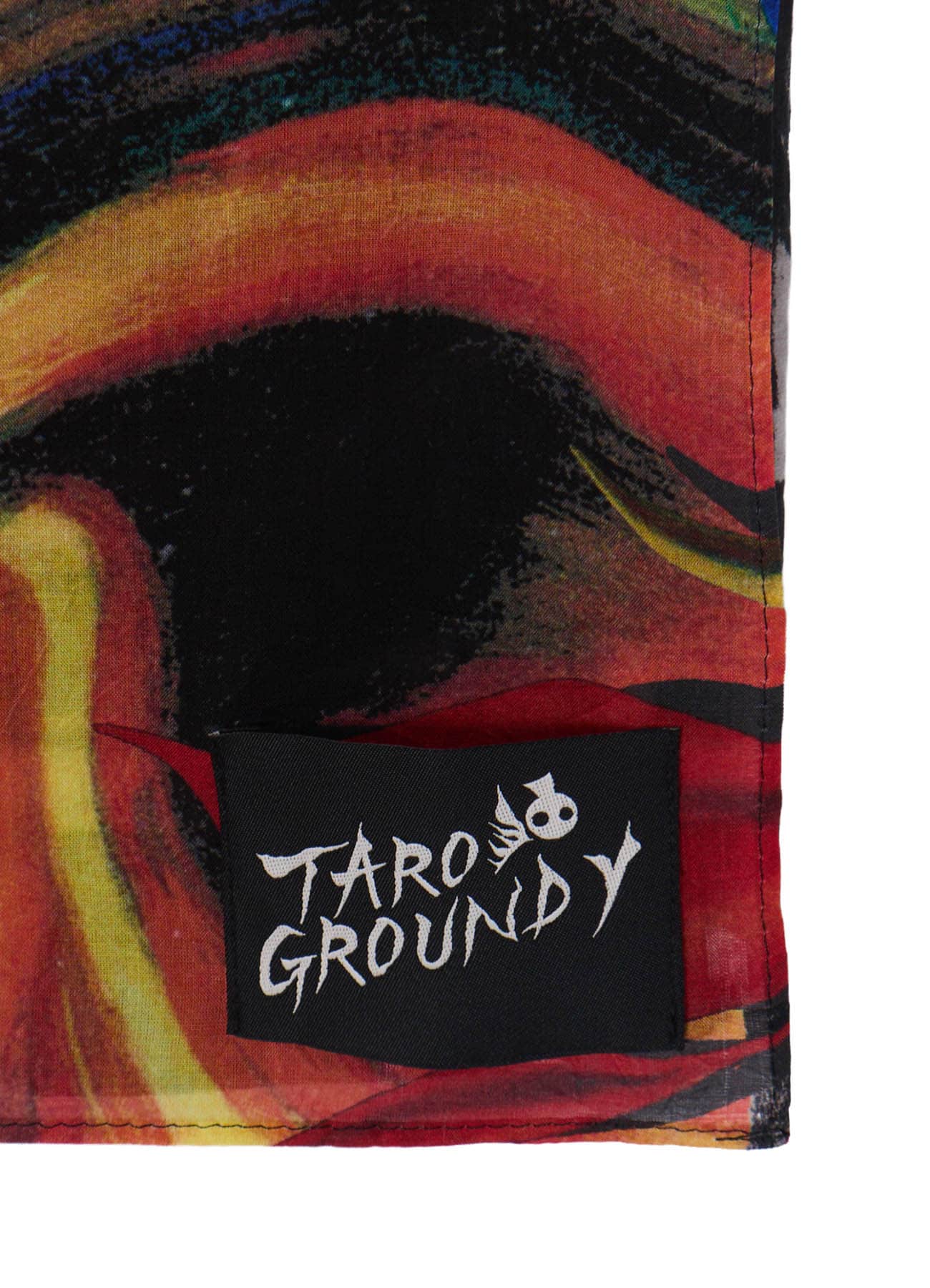 Ground Y×Taro Okamoto Graphic-print scarf Collage Type:C