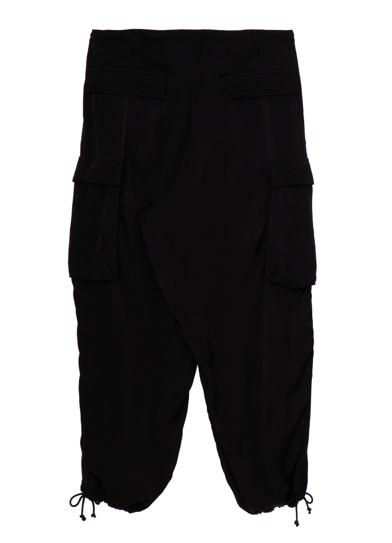 CUPRO FIBRIL TWILL HEM RIB PANTS