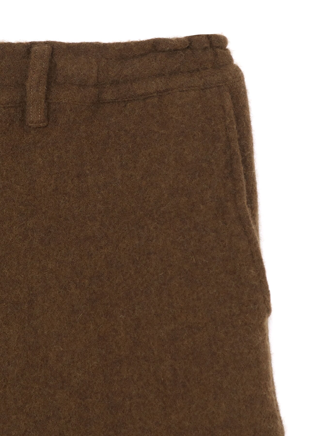 FULLING WOOL SERGE DEEP SARROUEL PANTS(XS Khaki): Vintage 1.1｜THE