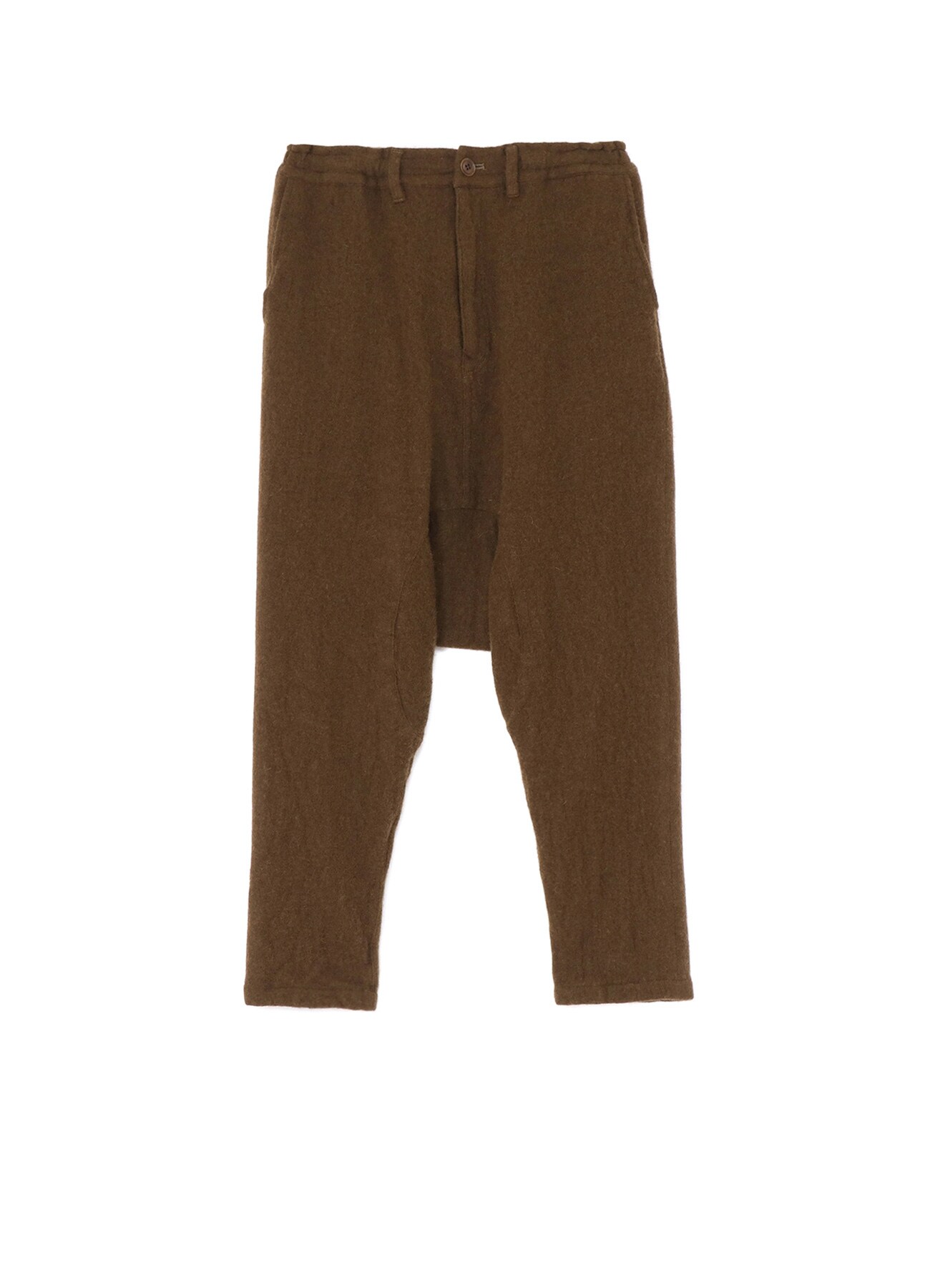 FULLING WOOL SERGE DEEP SARROUEL PANTS(XS Khaki): Vintage 1.1｜THE