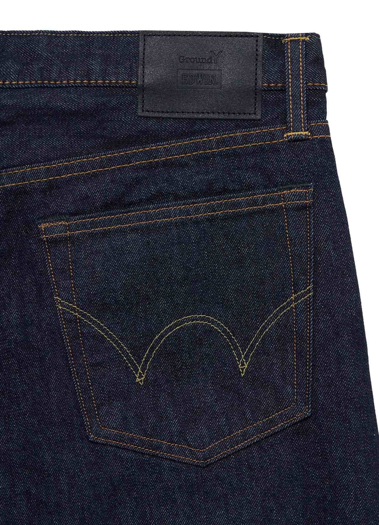 Ground Y × EDWIN 14oz DENIM 5 POCKET PANTS