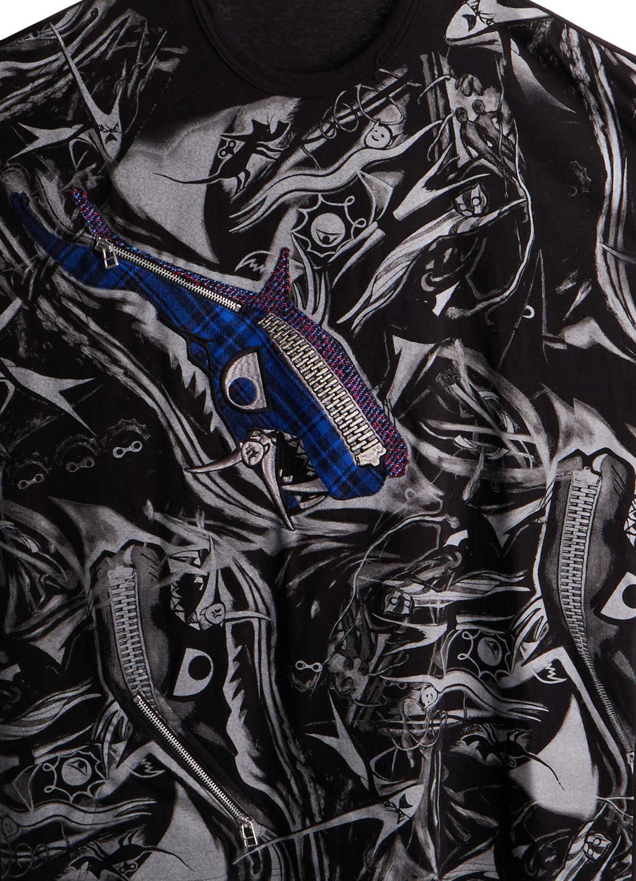 Ground Y×Taro Okamoto Mixed-Media Composition T-shirts ”The Law of the Jungle”