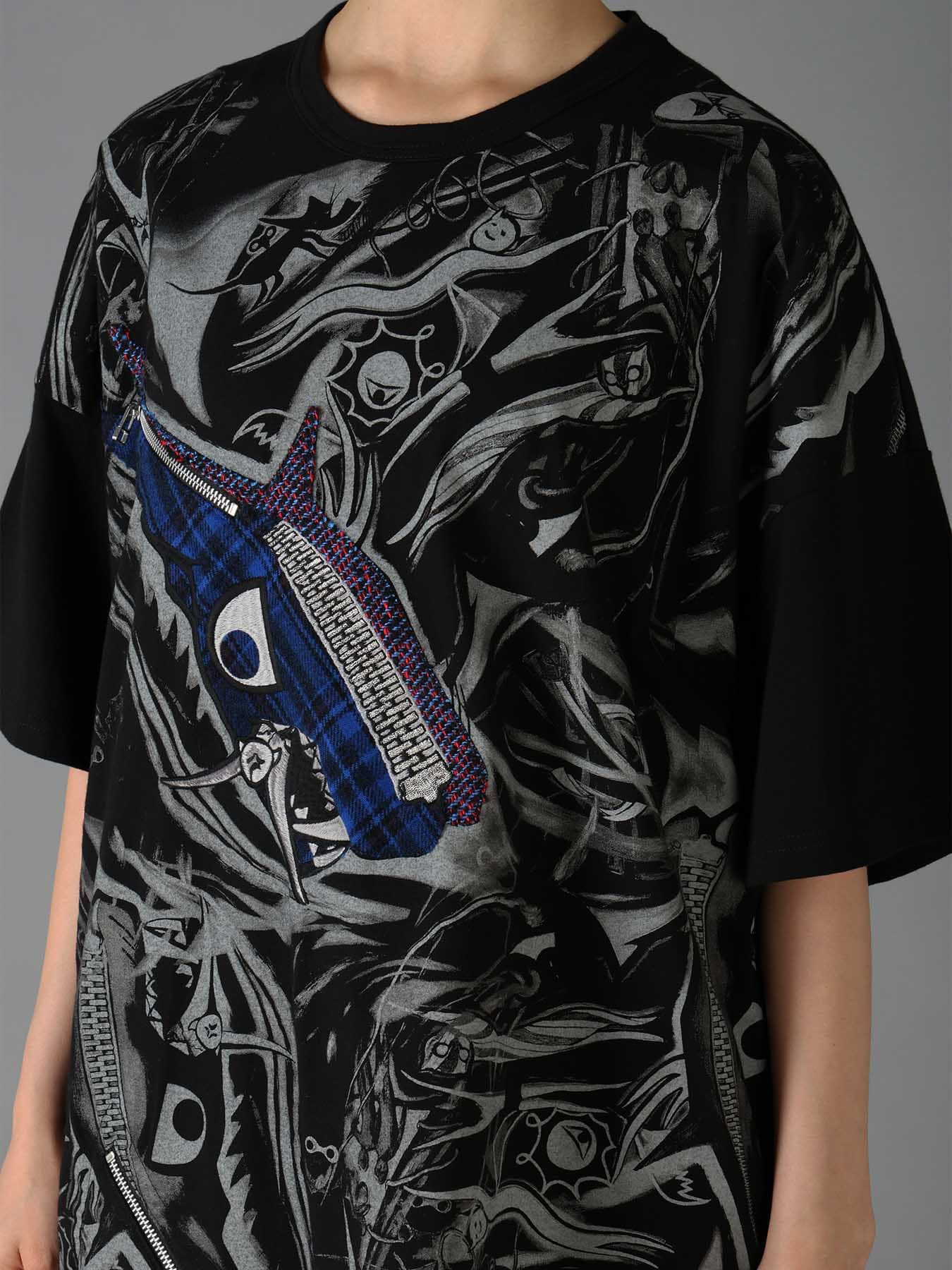 Ground Y×Taro Okamoto Mixed-Media Composition T-shirts ”The Law of the Jungle”