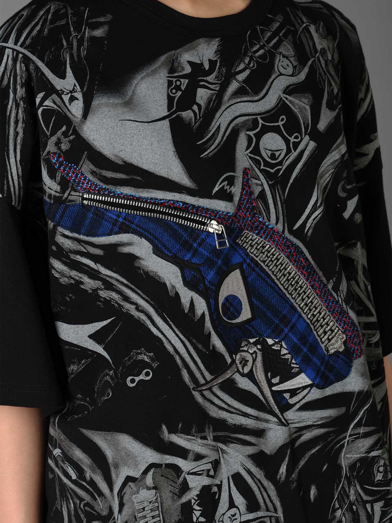 Ground Y×Taro Okamoto Mixed-Media Composition T-shirts ”The Law of the Jungle”