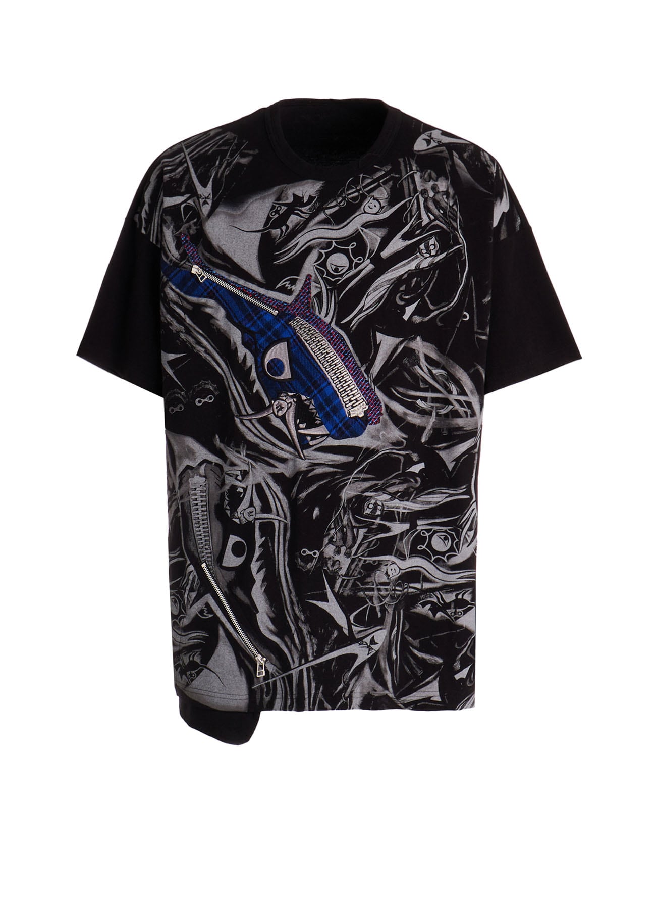 Ground Y×Taro Okamoto Mixed-Media Composition T-shirts ”The Law of the Jungle”