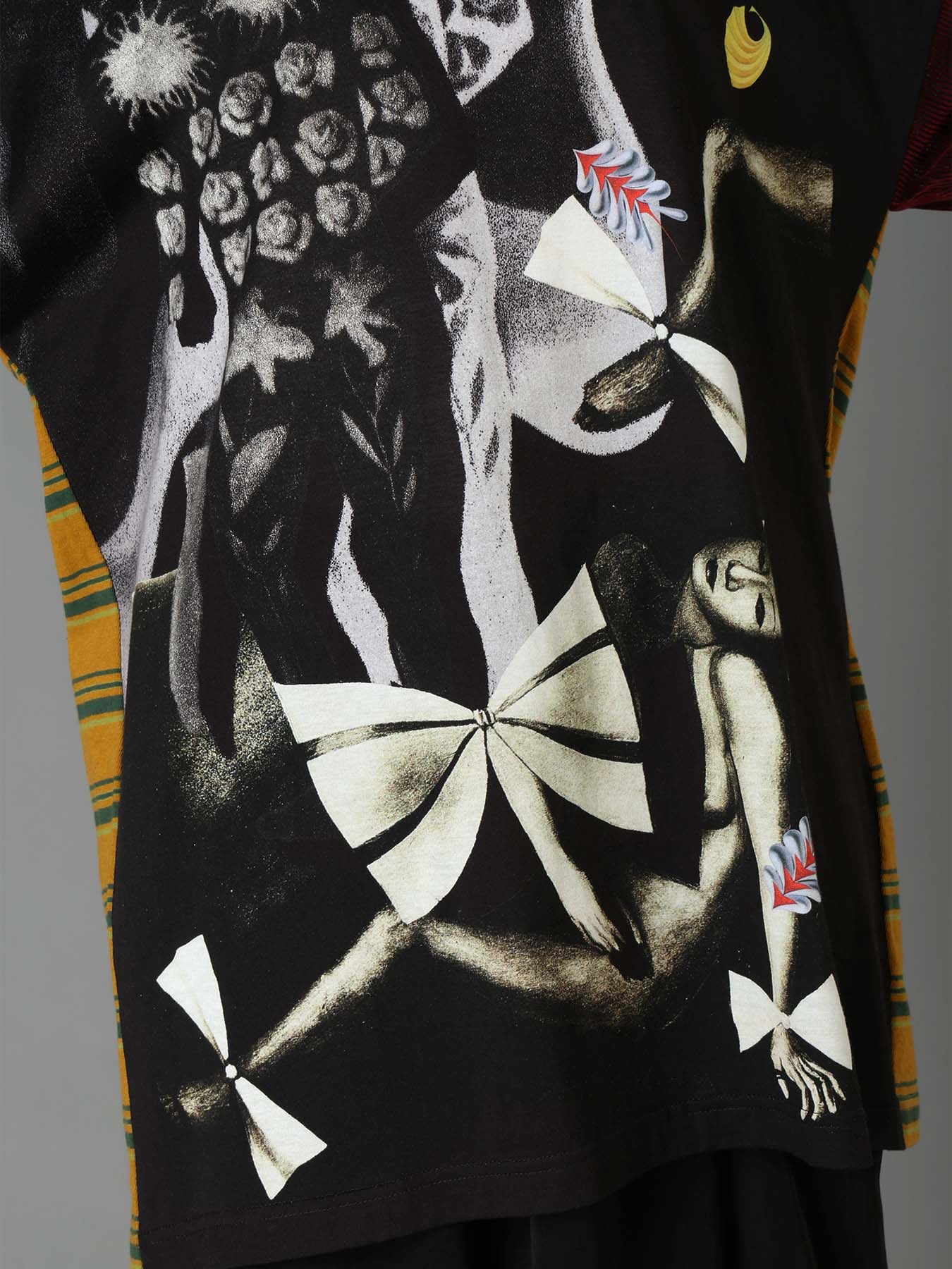 Ground Y×Taro Okamoto Patchwork T-shirts Collage Type:A