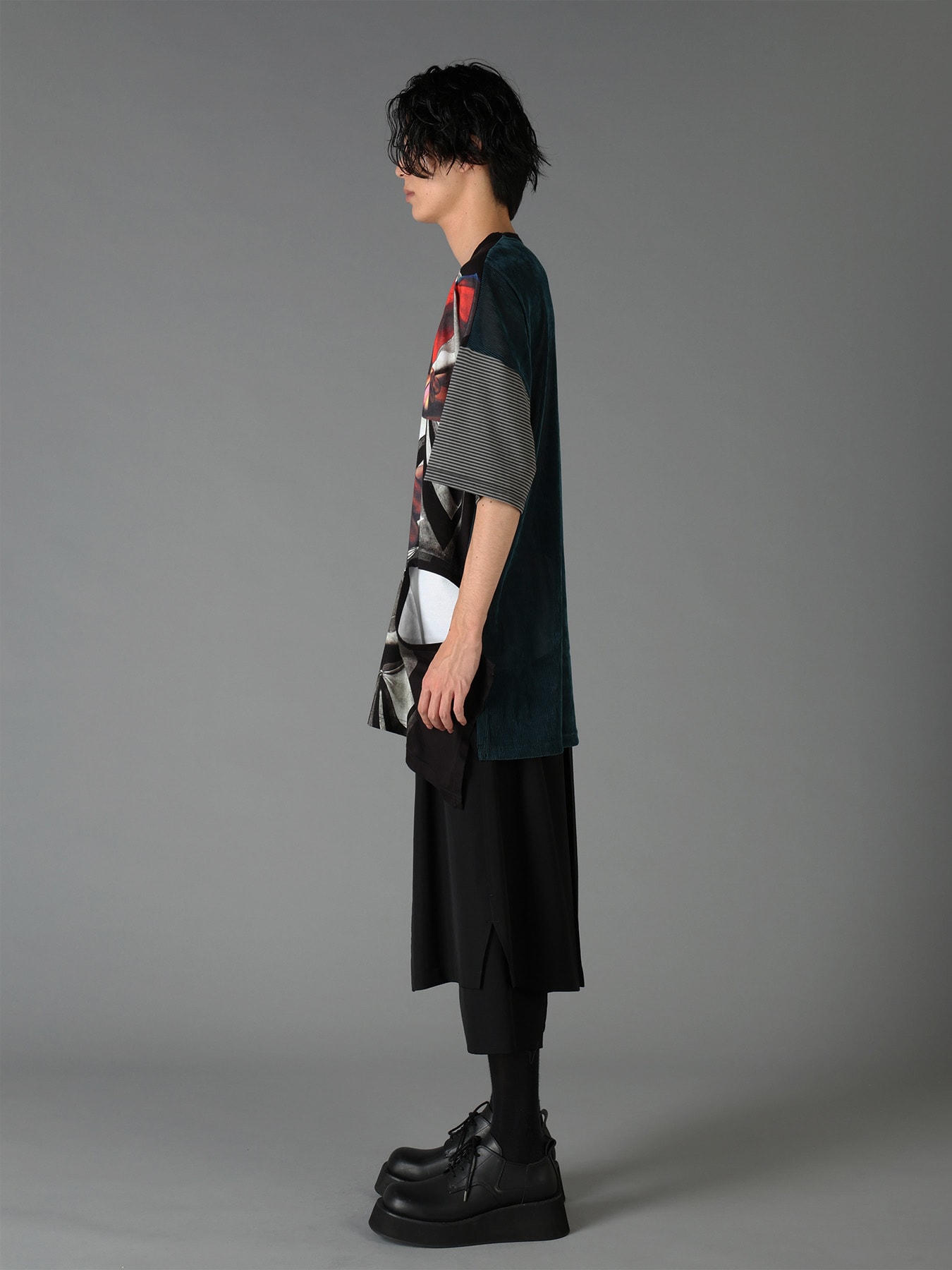 Ground Y×Taro Okamoto Patchwork T-shirts Collage Type:B